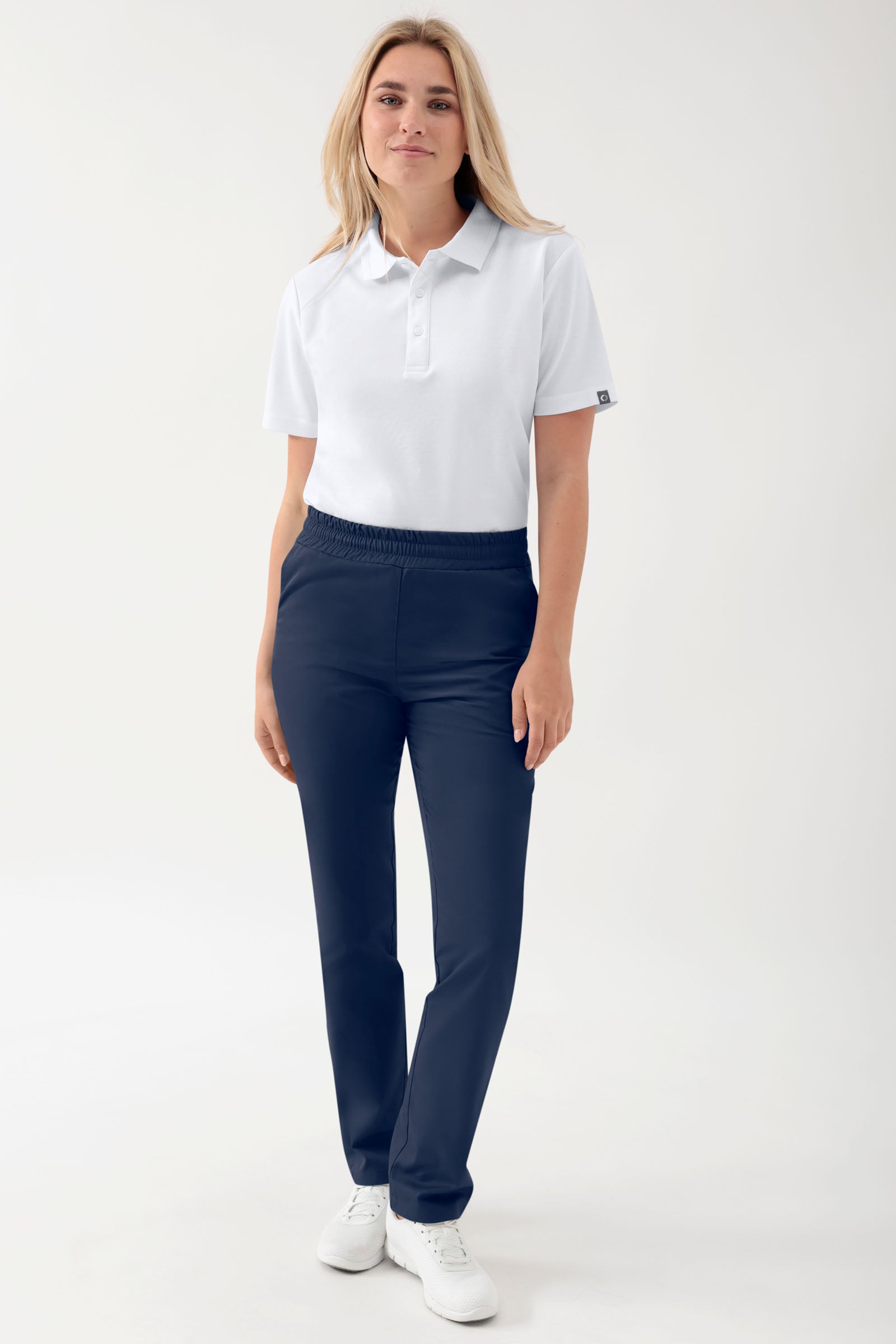 GREEN Stretch Hose Unisex - Rundumgummibund navy