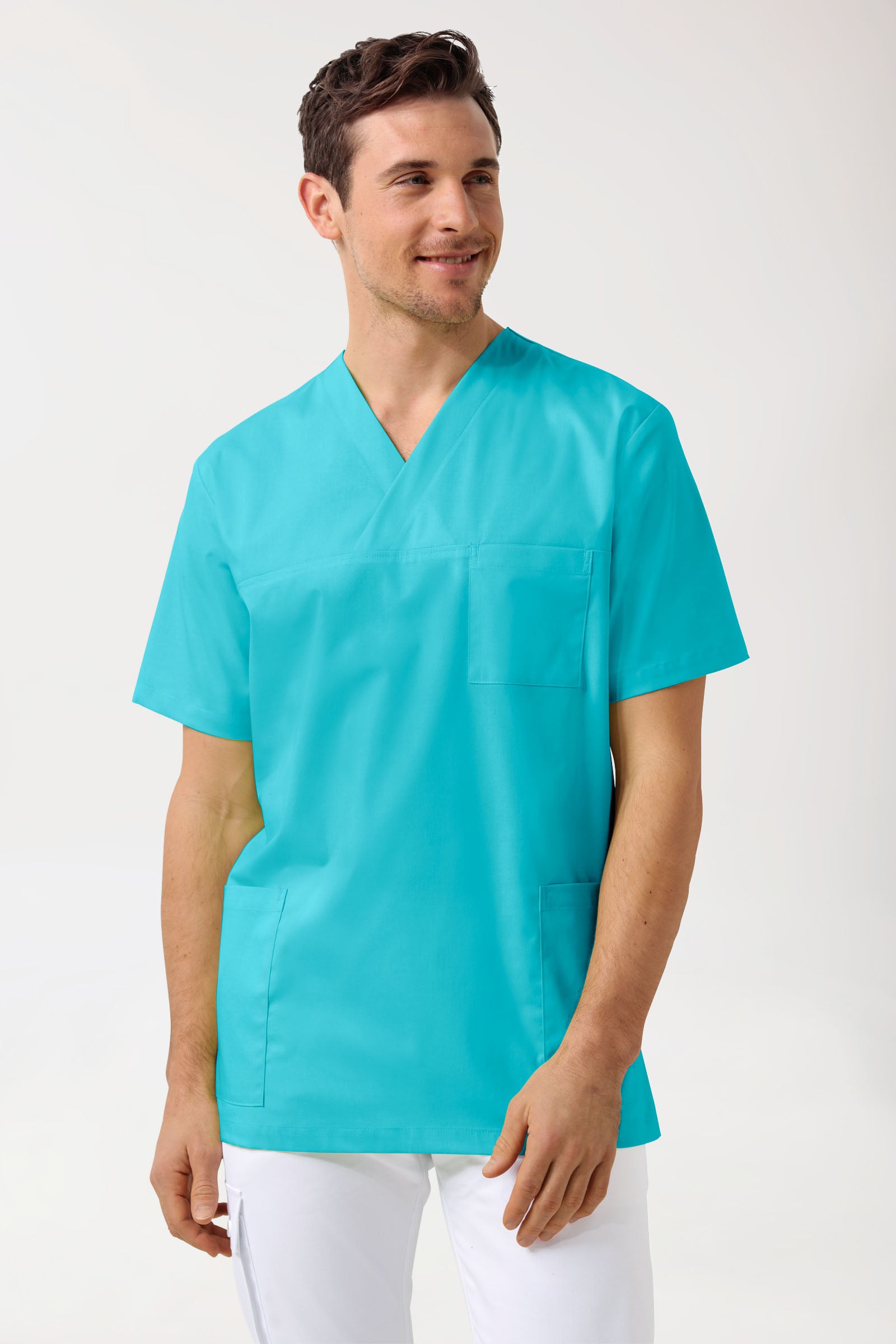 Stretch Schlupfkasack Unisex - V-Ausschnitt curaçao