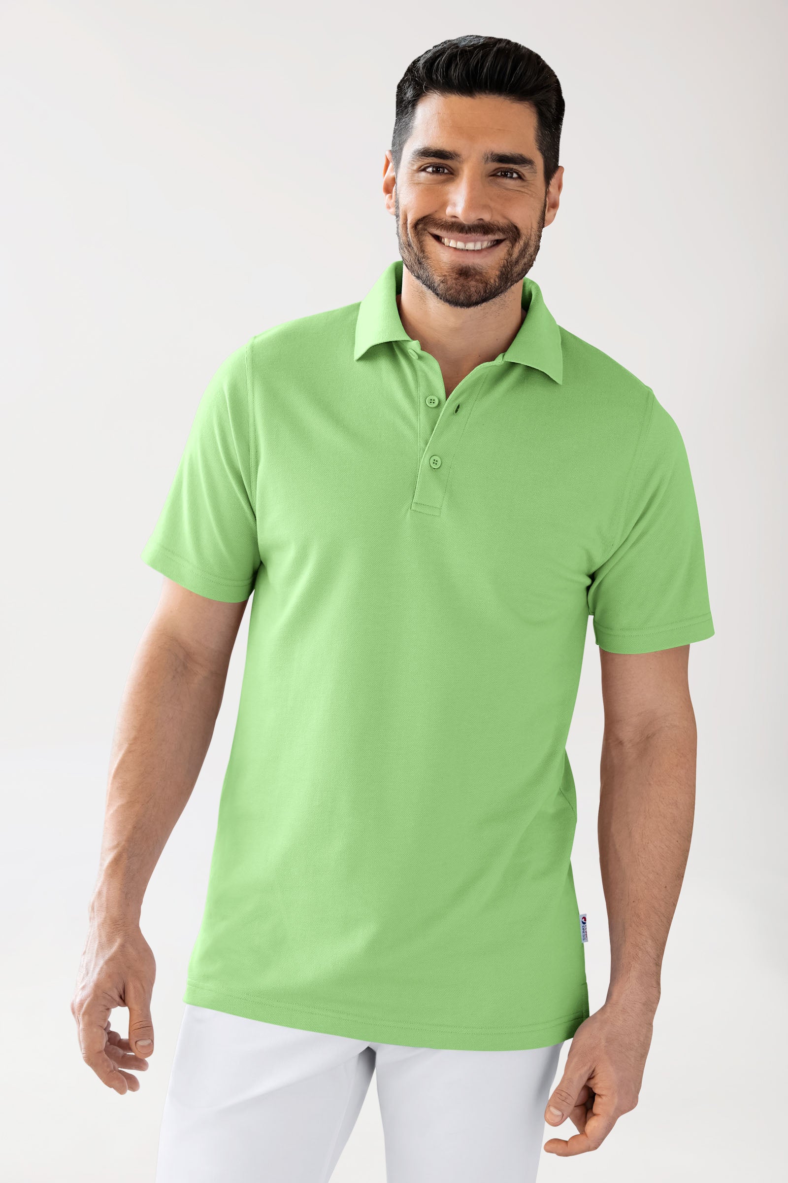 CORE Shirt Unisex - Polokragen apfelgrün