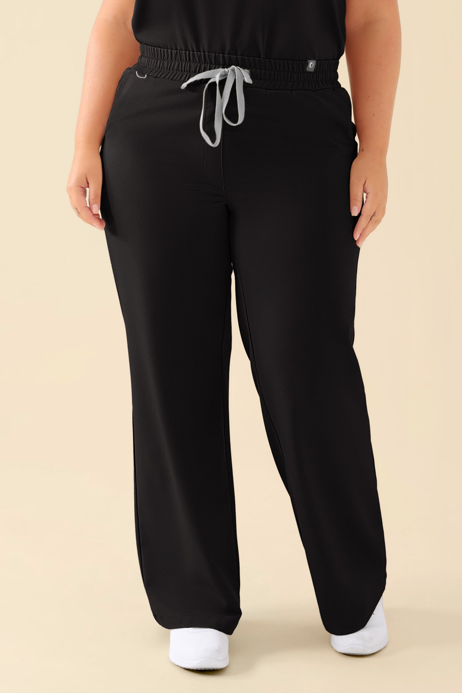KAERE Hose Damen - weites Bein schwarz, Vue de face