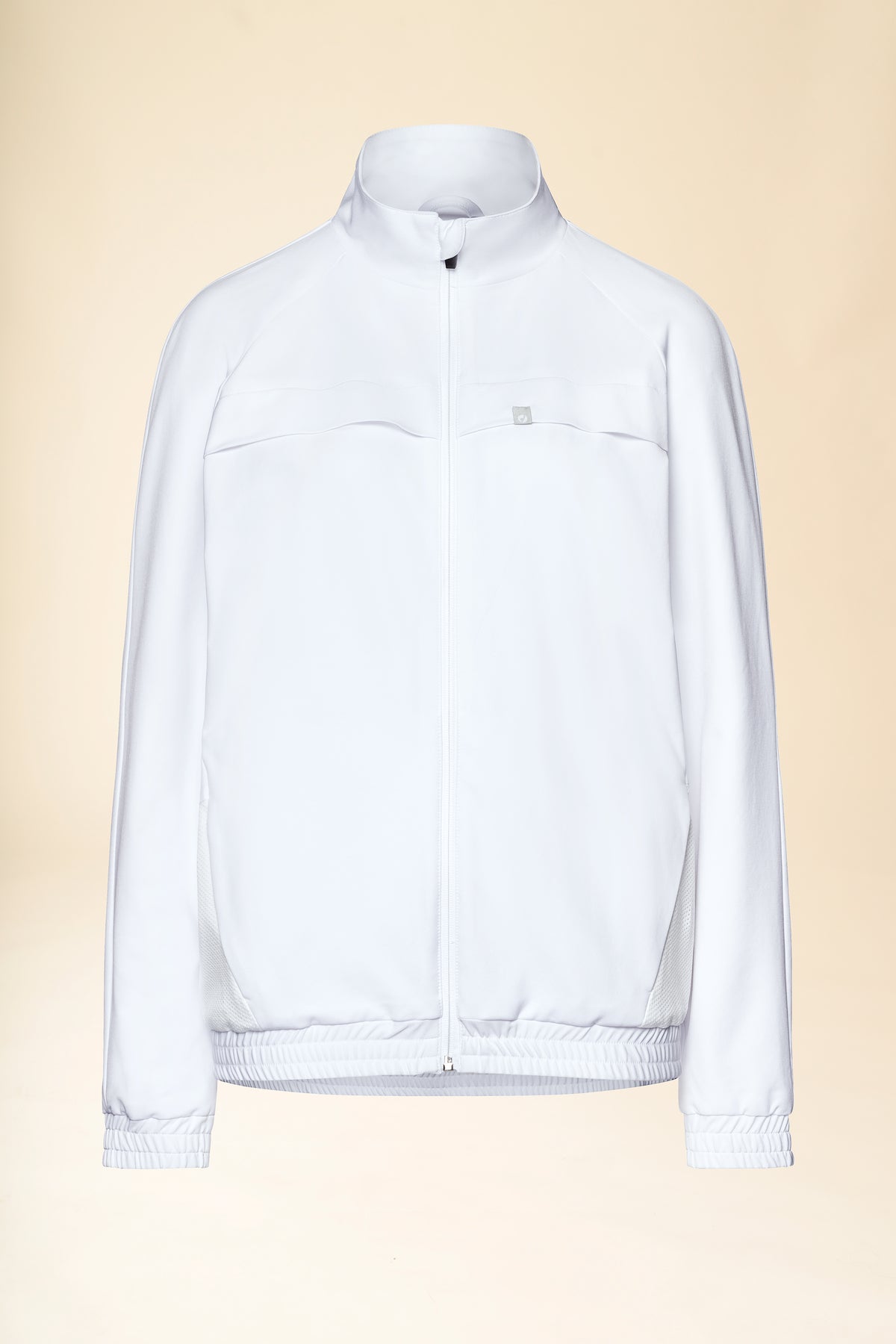 KAERE Blousonjacke Damen - mit elastischen Bündchen weiss, Vorderansicht