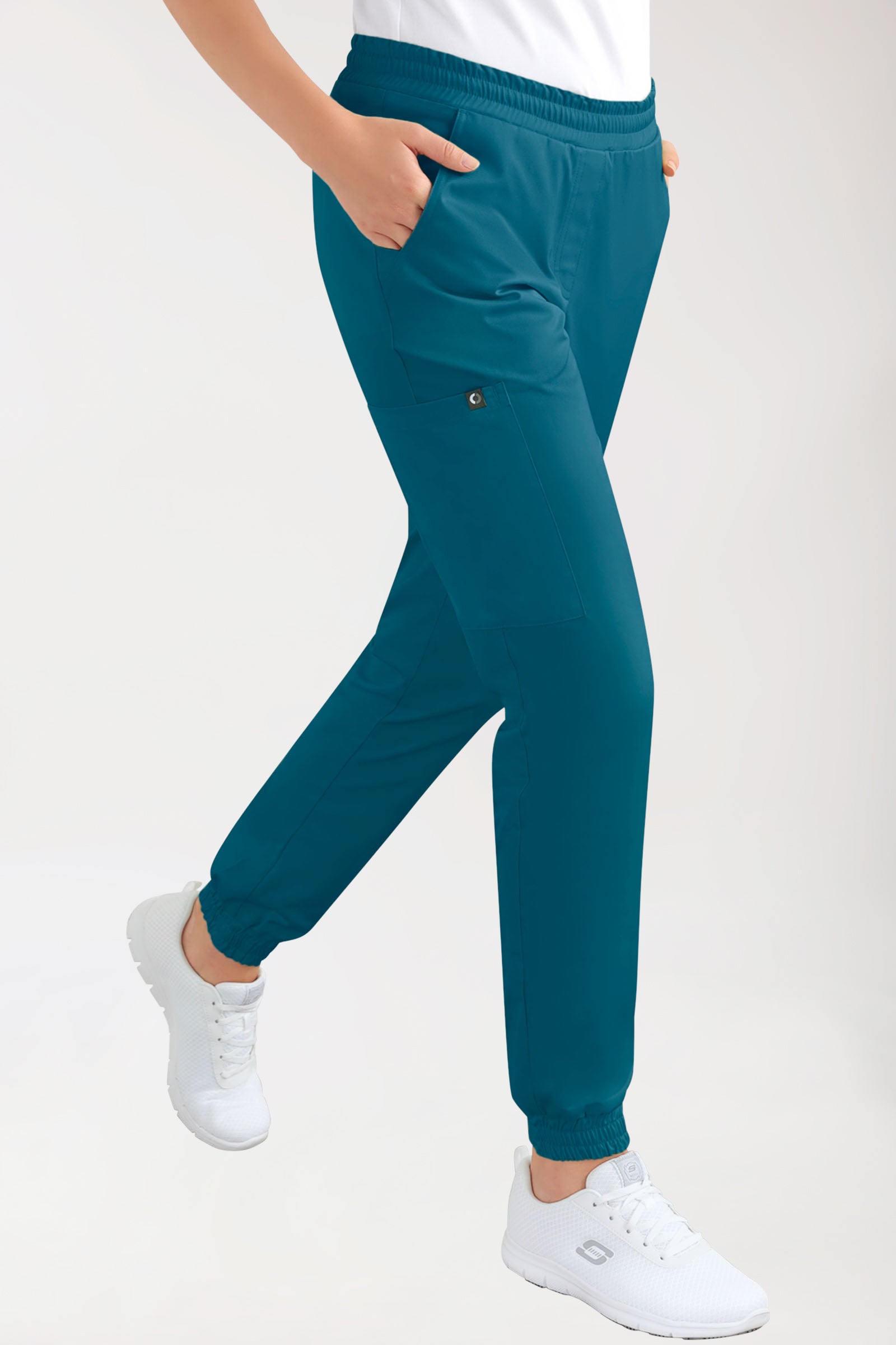 CORE Cargohose Damen - Jogpants Style petrol