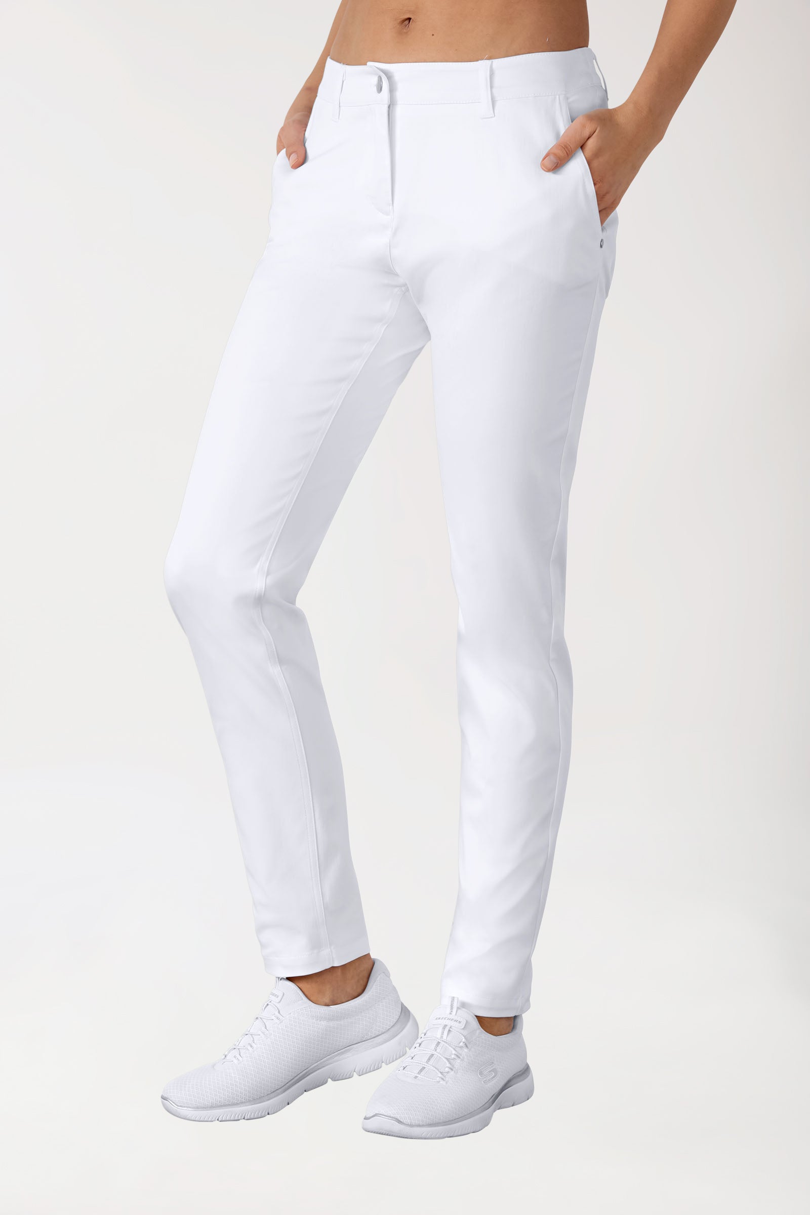 COMFY FLEX Hose Damen - Chino Style weiss