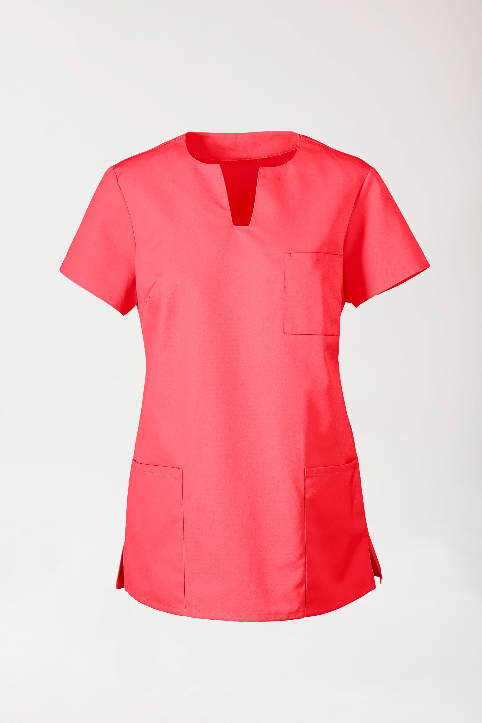 JUST STRONG Schlupfkasack Damen - eckiger Ausschnitt lipstick, Vue de face