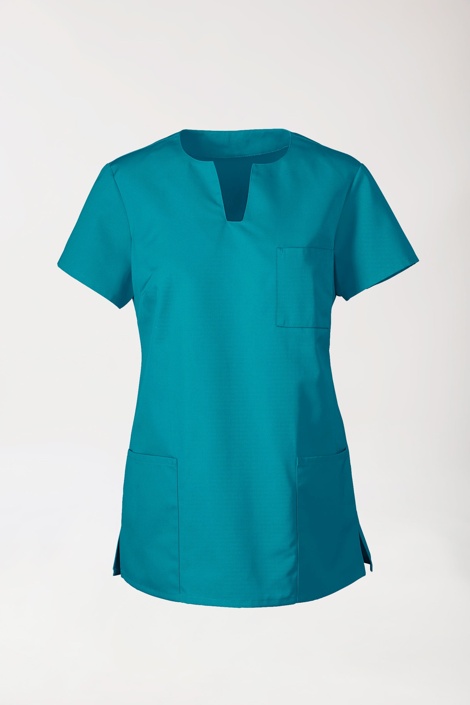 JUST STRONG Schlupfkasack Damen - eckiger Ausschnitt petrol