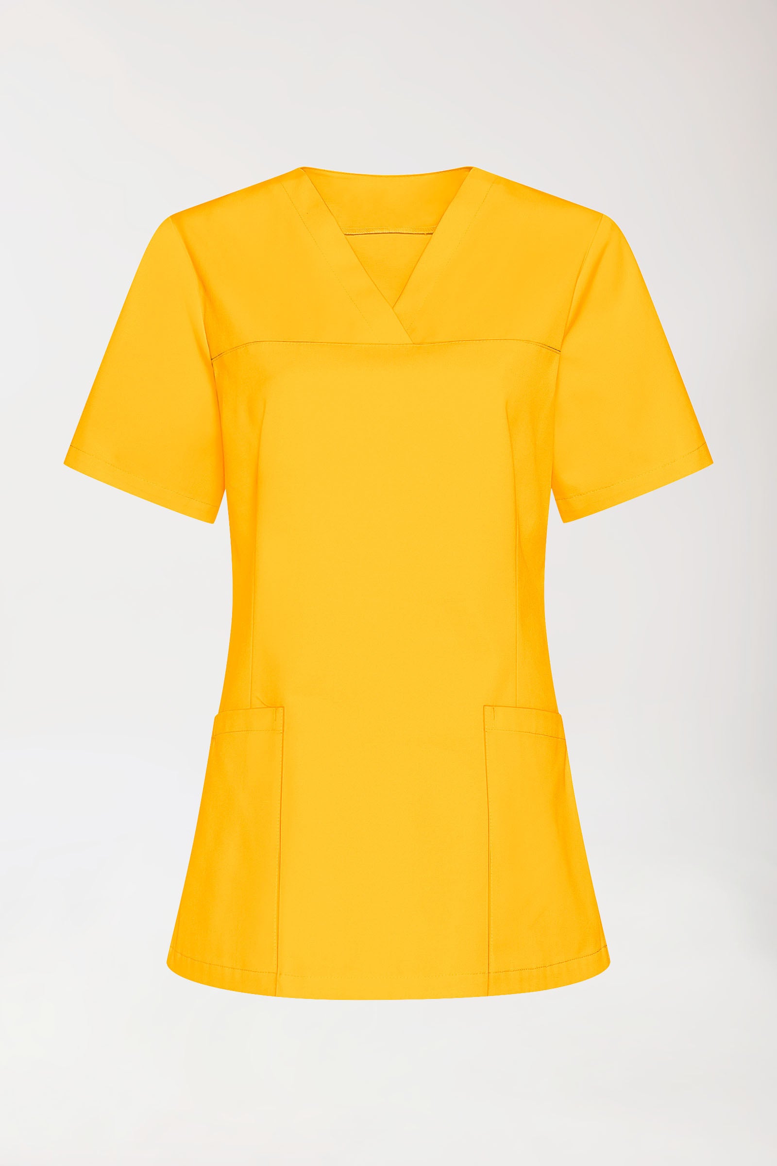 Schlupfkasack Damen - V-Ausschnitt sonnengelb
