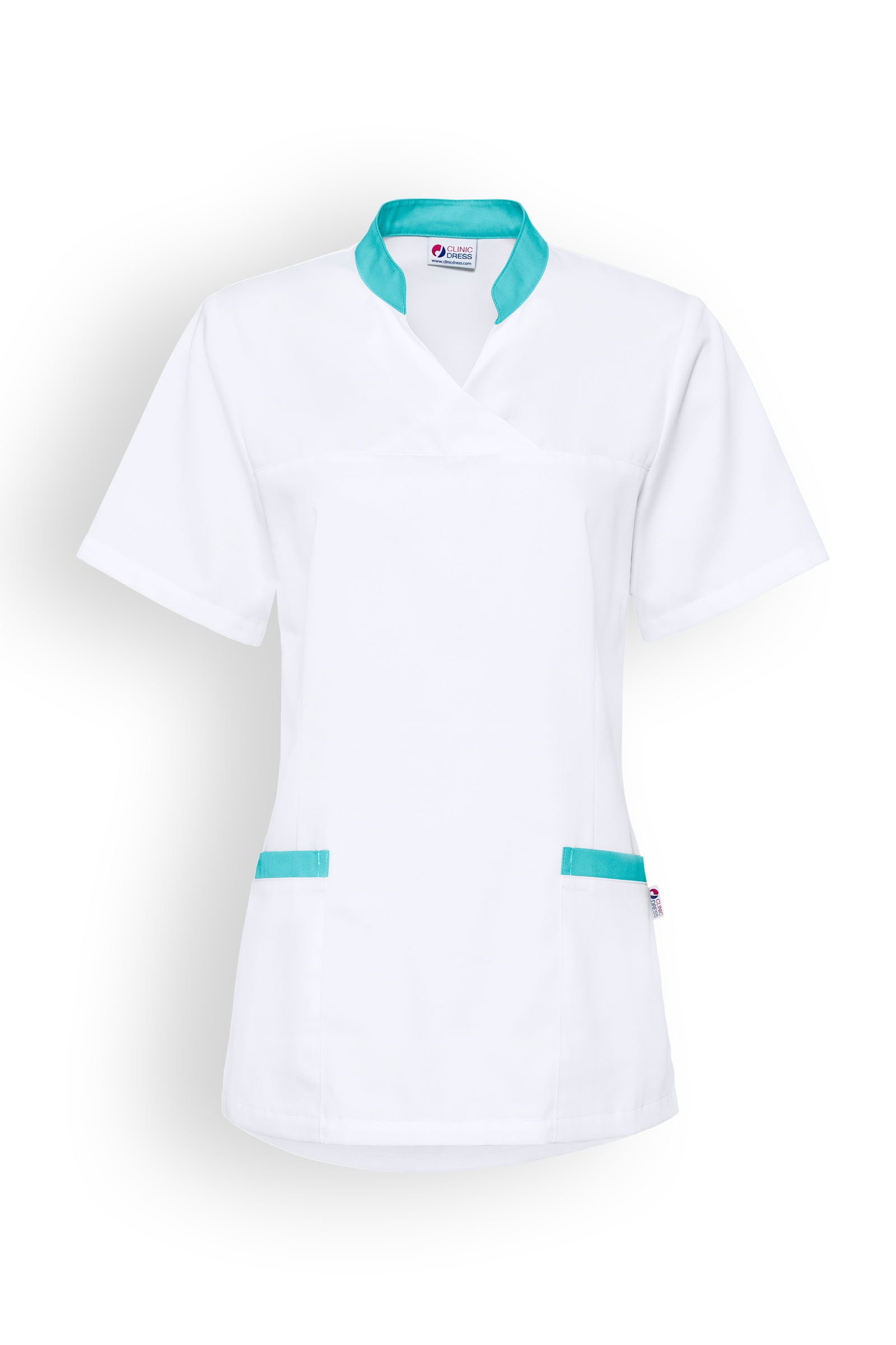 Schlupfkasack Damen Besatz Curaçao, Vue de face