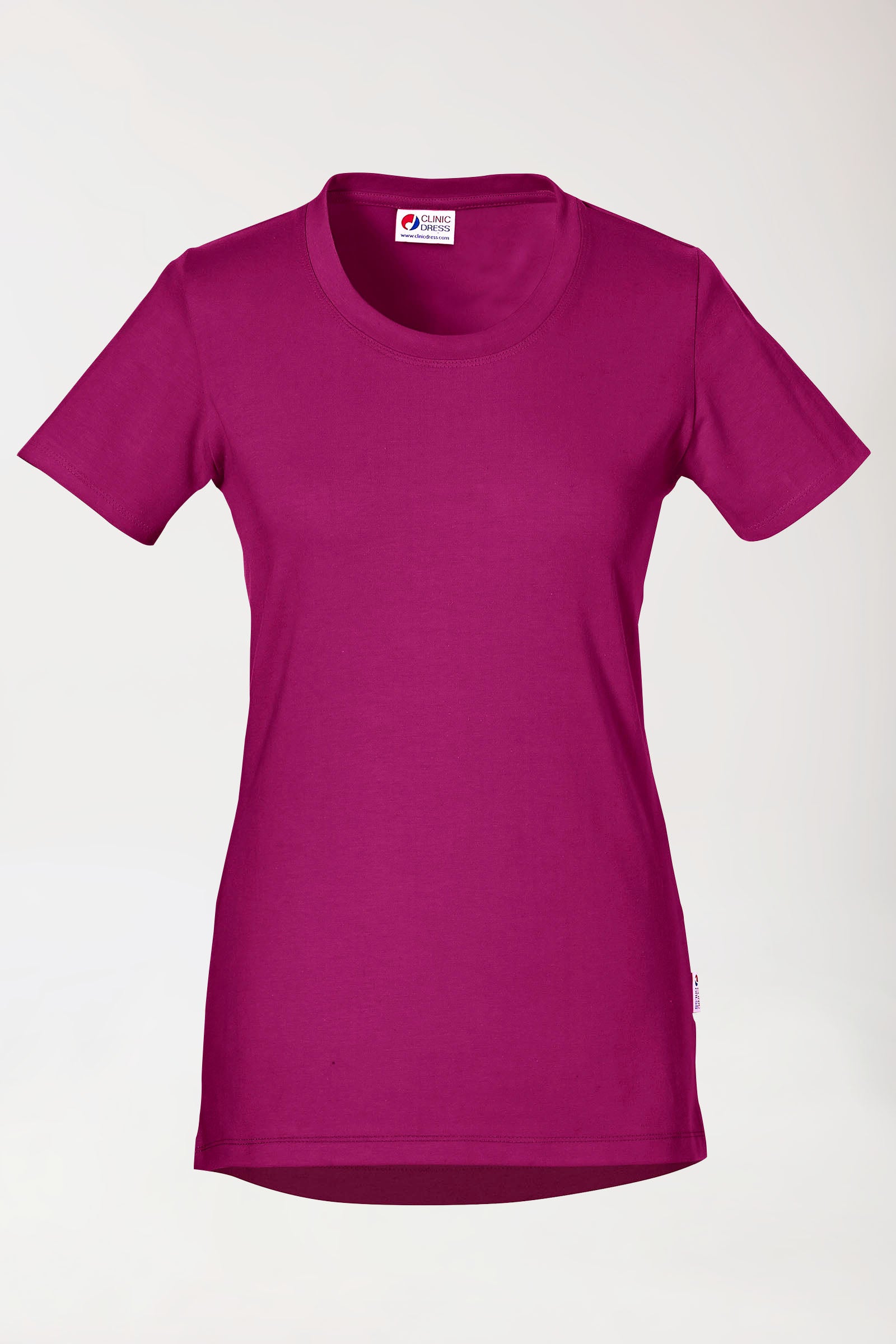 CORE Shirt Damen - Rundhals berry, Vorderansicht