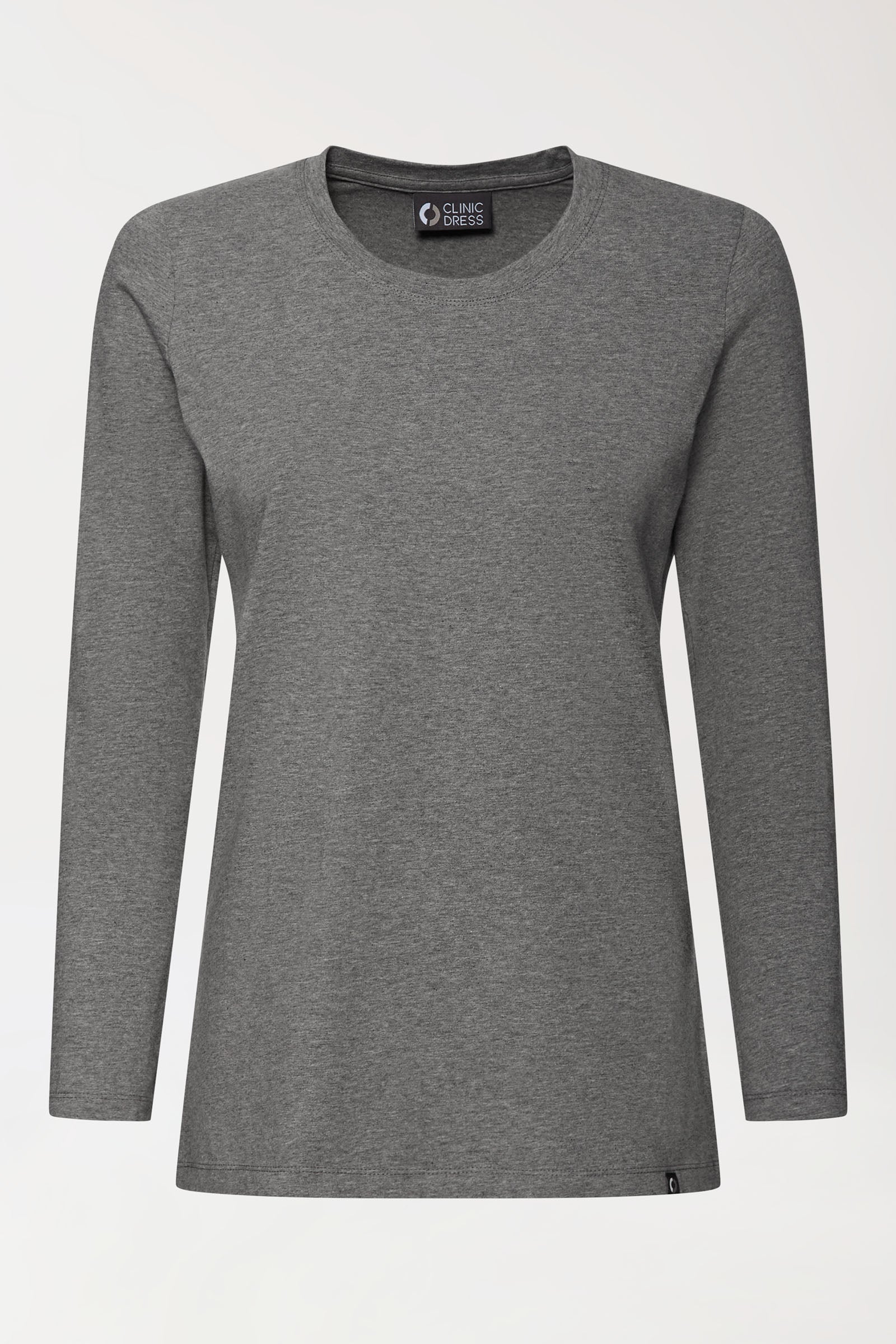 CORE Shirt Damen - 1/1 Arm dunkelgrau melange