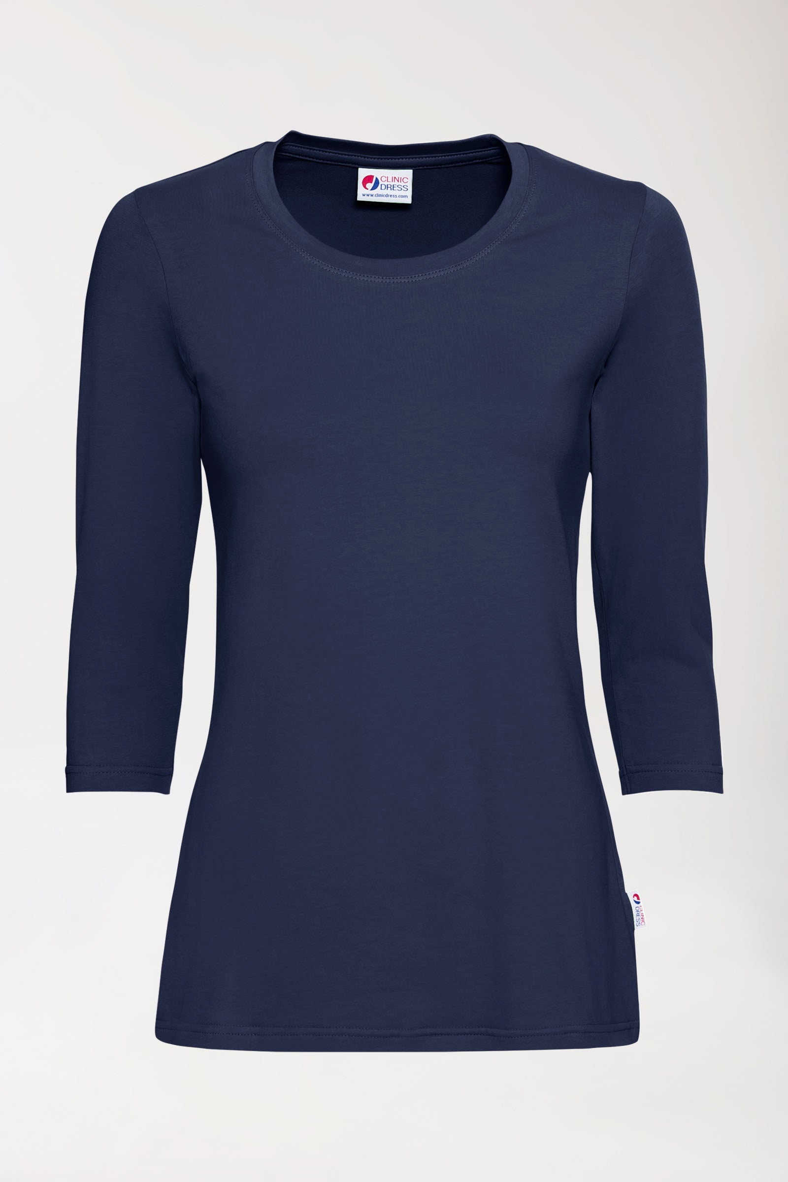 CORE Shirt Damen - 3/4 Arm navy, Vue de face