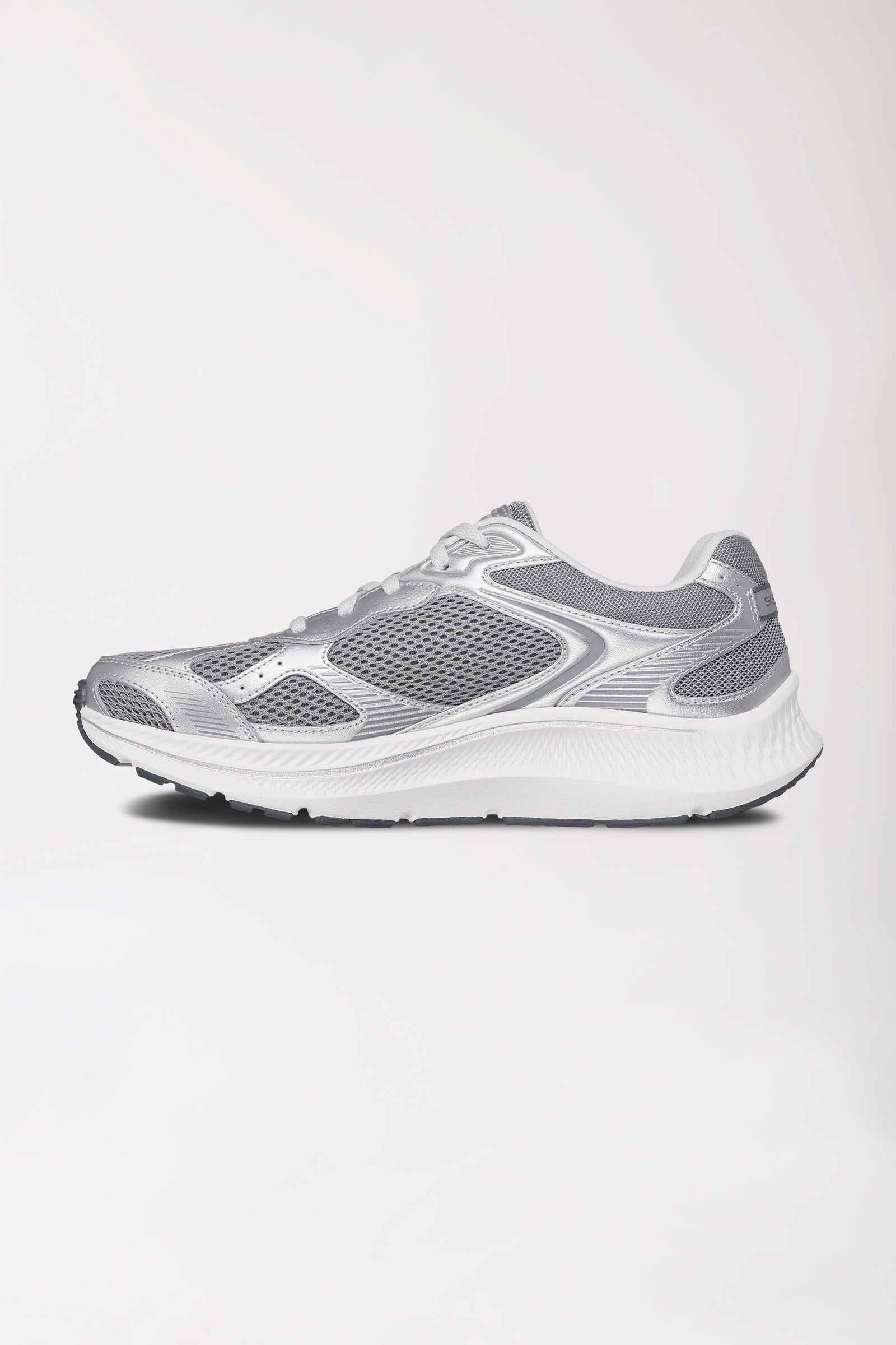 Damen Sneaker-SKECHERS-silber/weiss, Vue de face