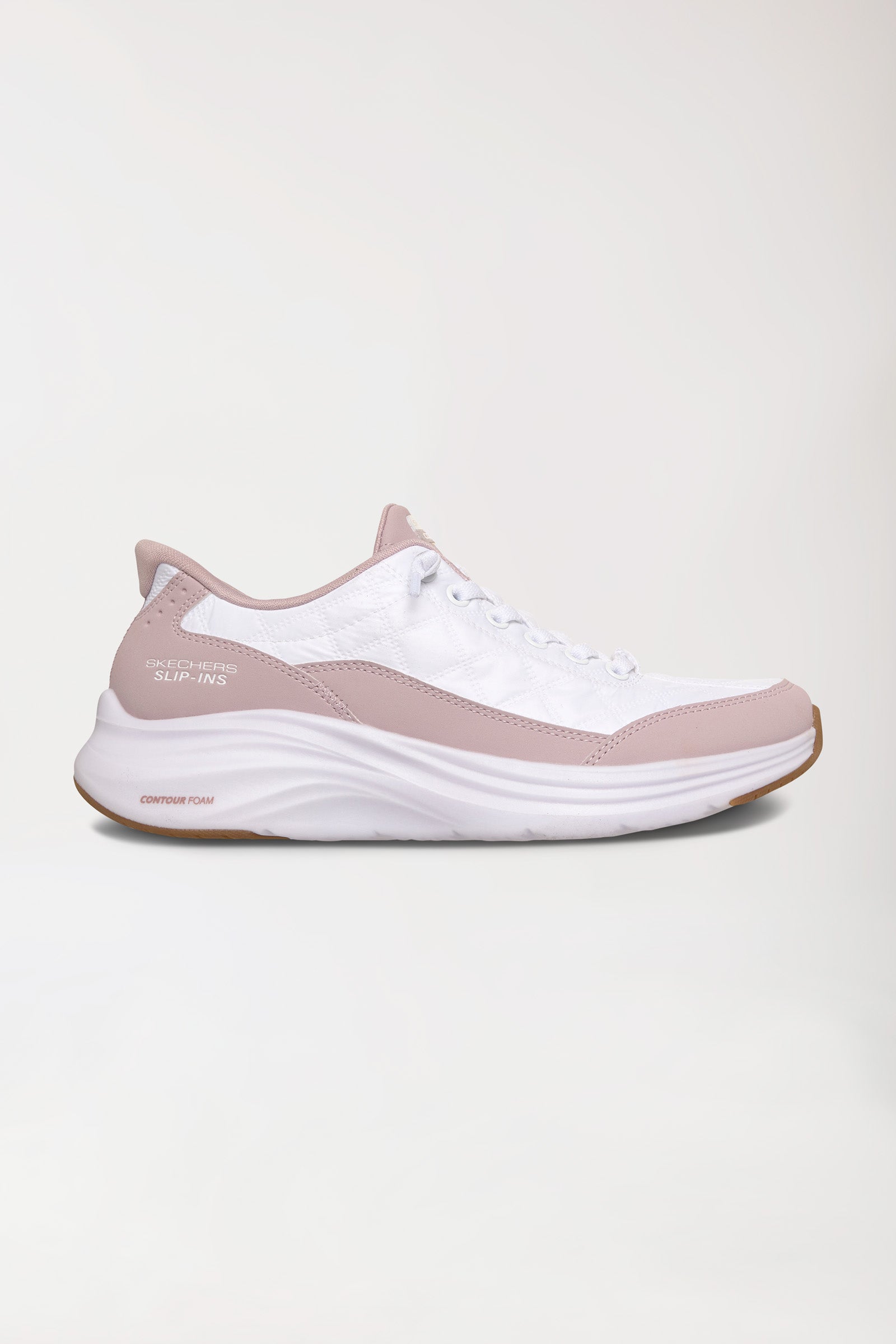 Damen Sneaker-SKECHERS Slip-ins-weiss/rosé