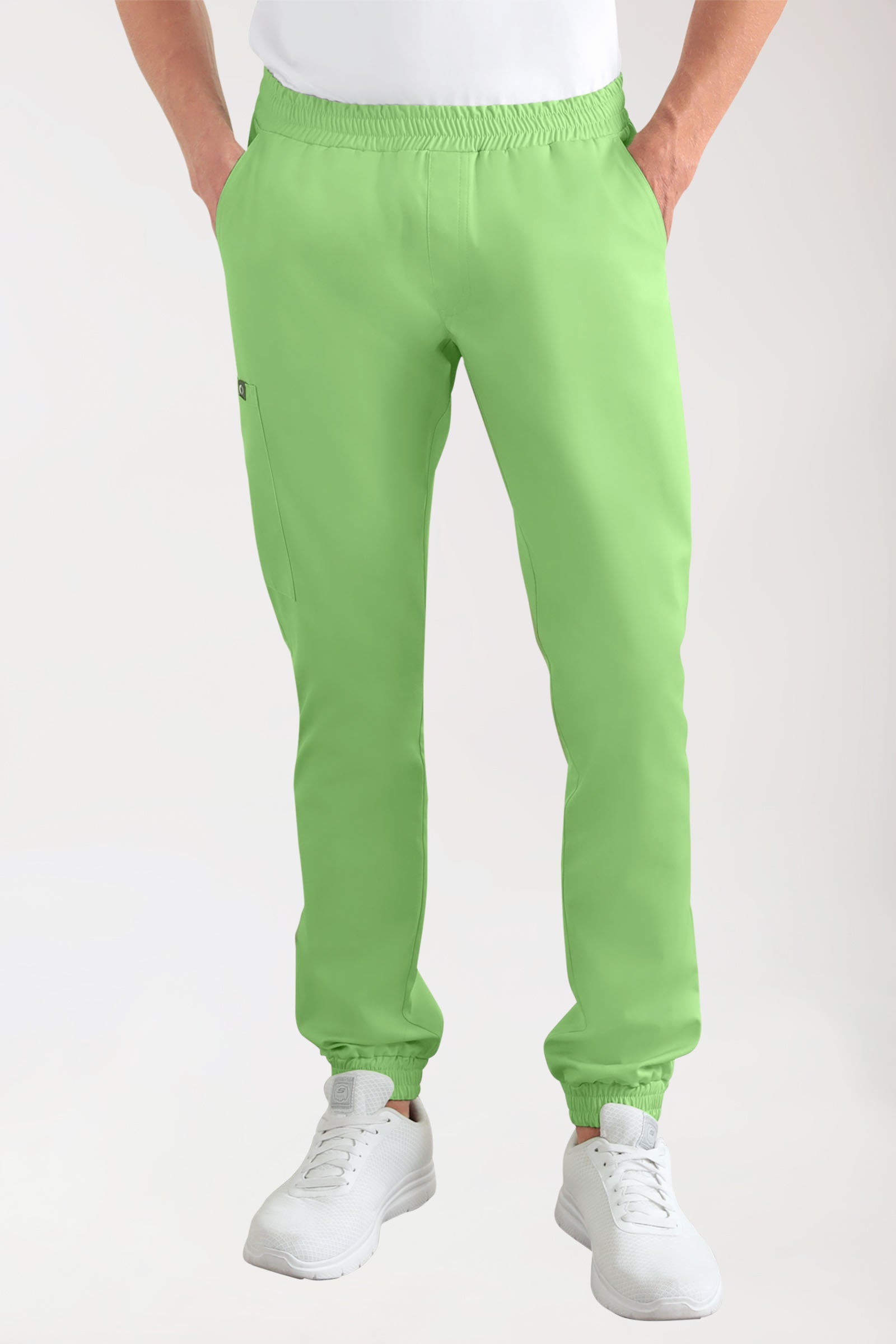 CORE Cargohose Herren - Jogpants Style apfelgrün