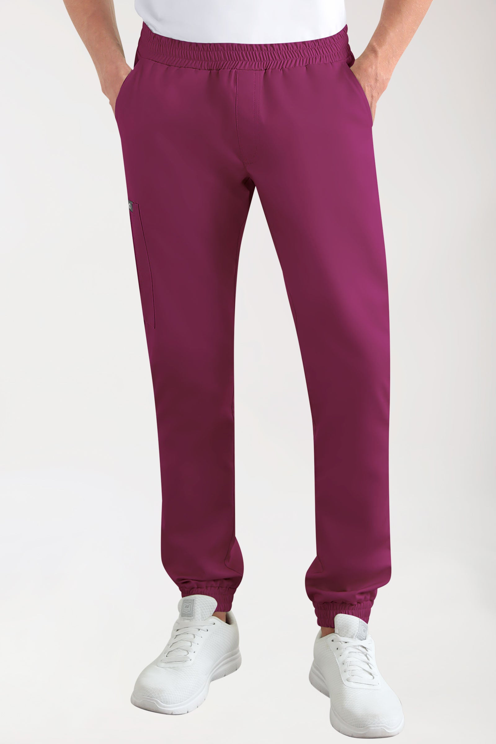 CORE Cargohose Herren - Jogpants Style berry