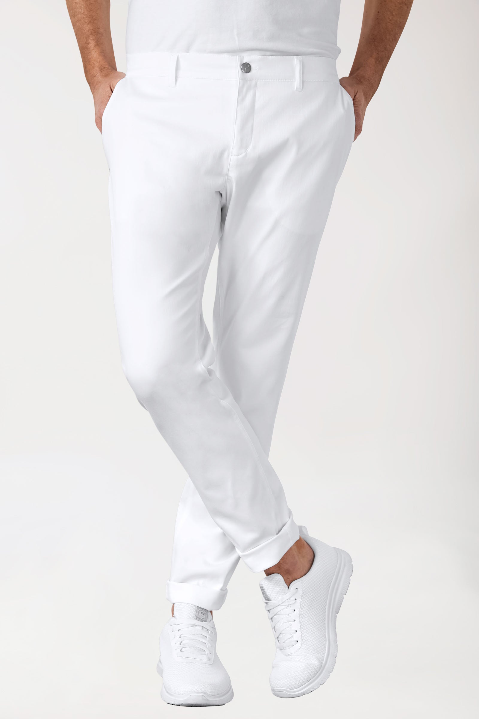 COMFY FLEX Hose Herren - Chino Style weiss