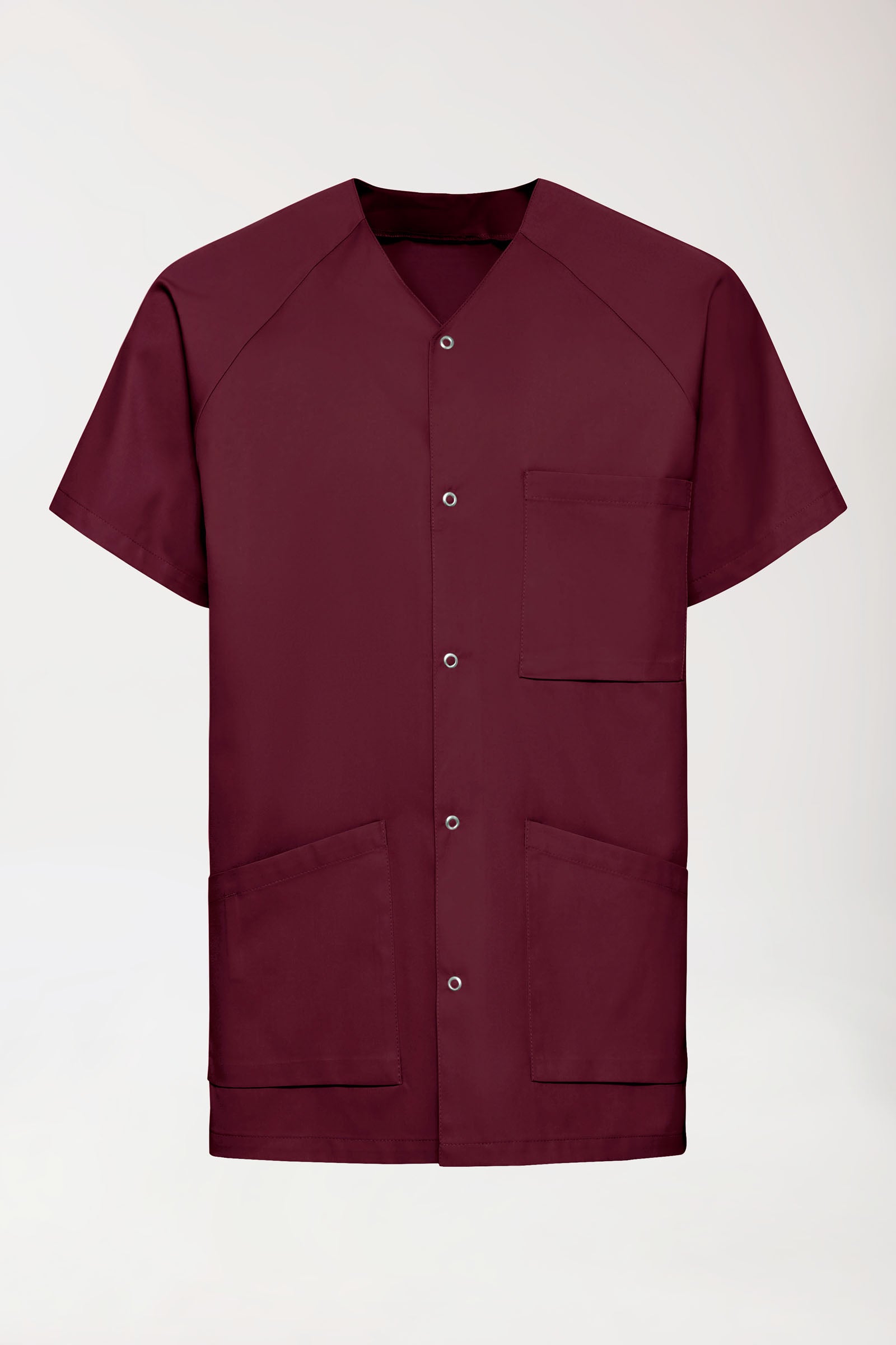 DER Kasack-Kasack Herren - durchgeknöpft bordeaux