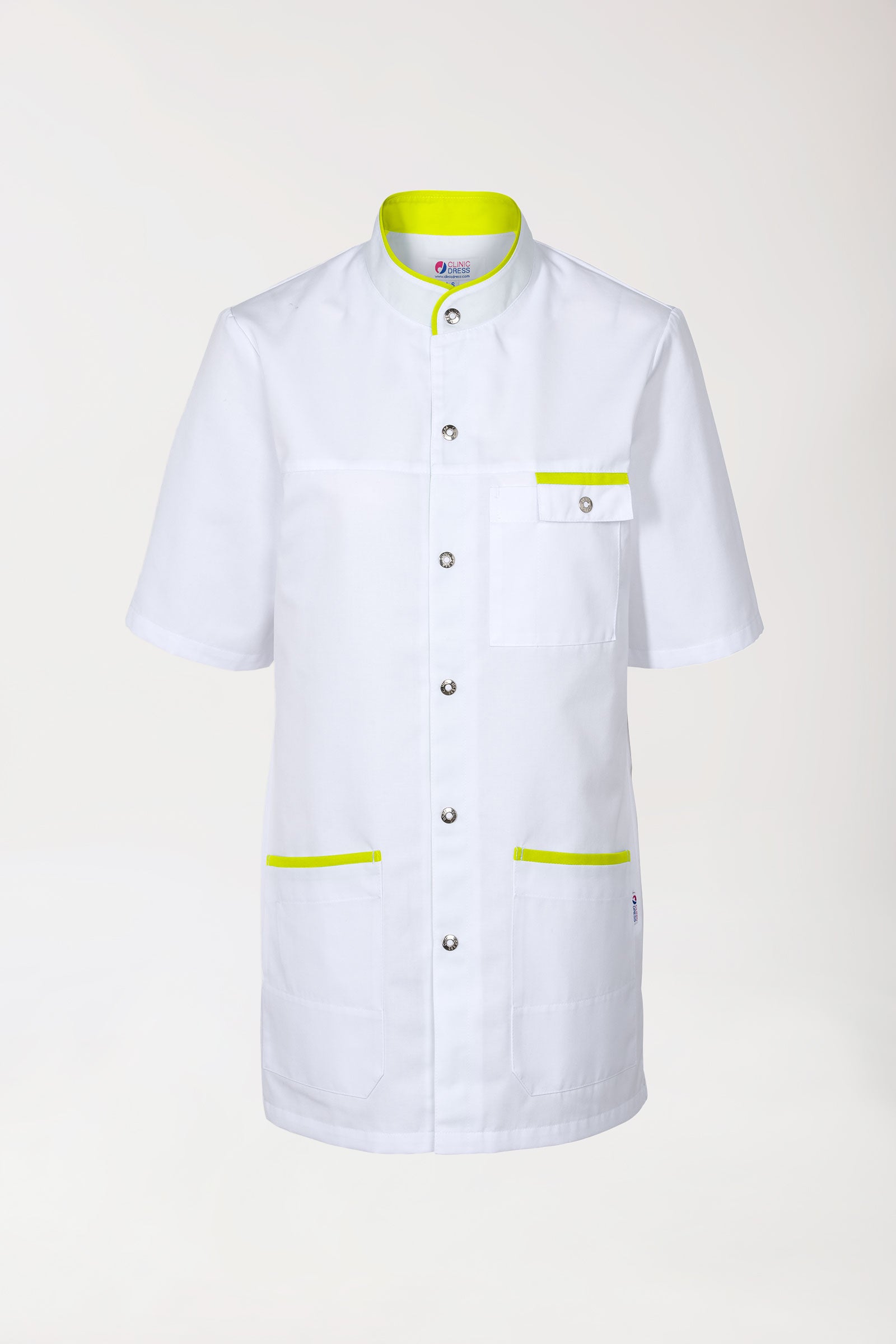 Longkasack Weiss Limette Herren