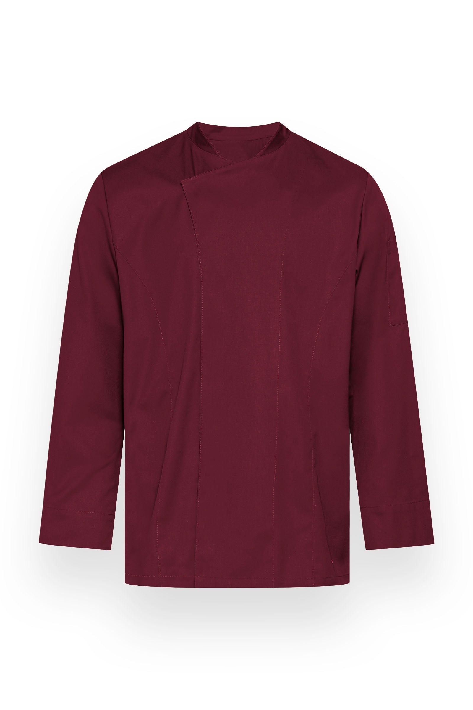 Gastro Kochjacke Herren - 1/1 Arm bordeaux