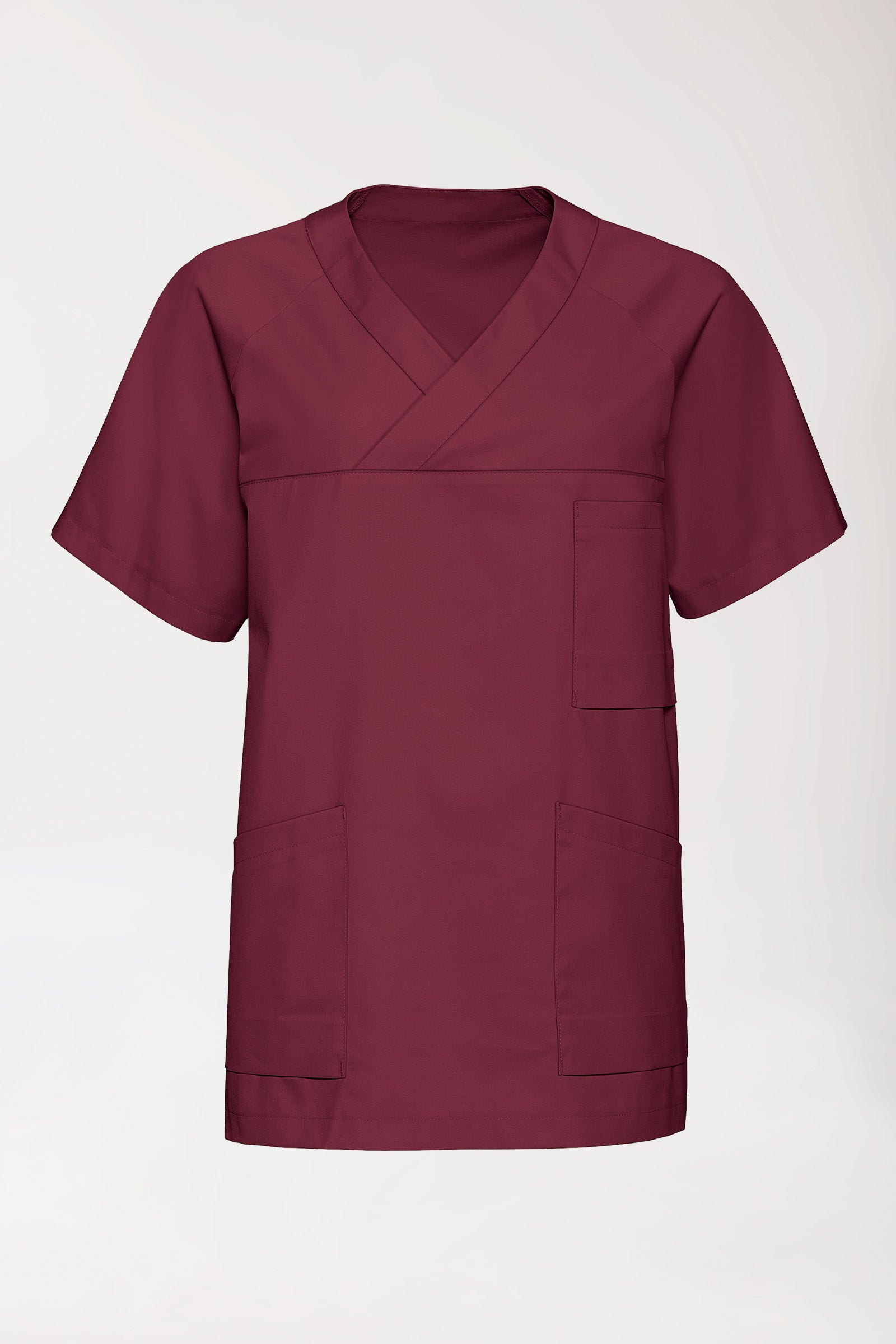 DER Kasack-Kasack Herren - V-Ausschnitt bordeaux