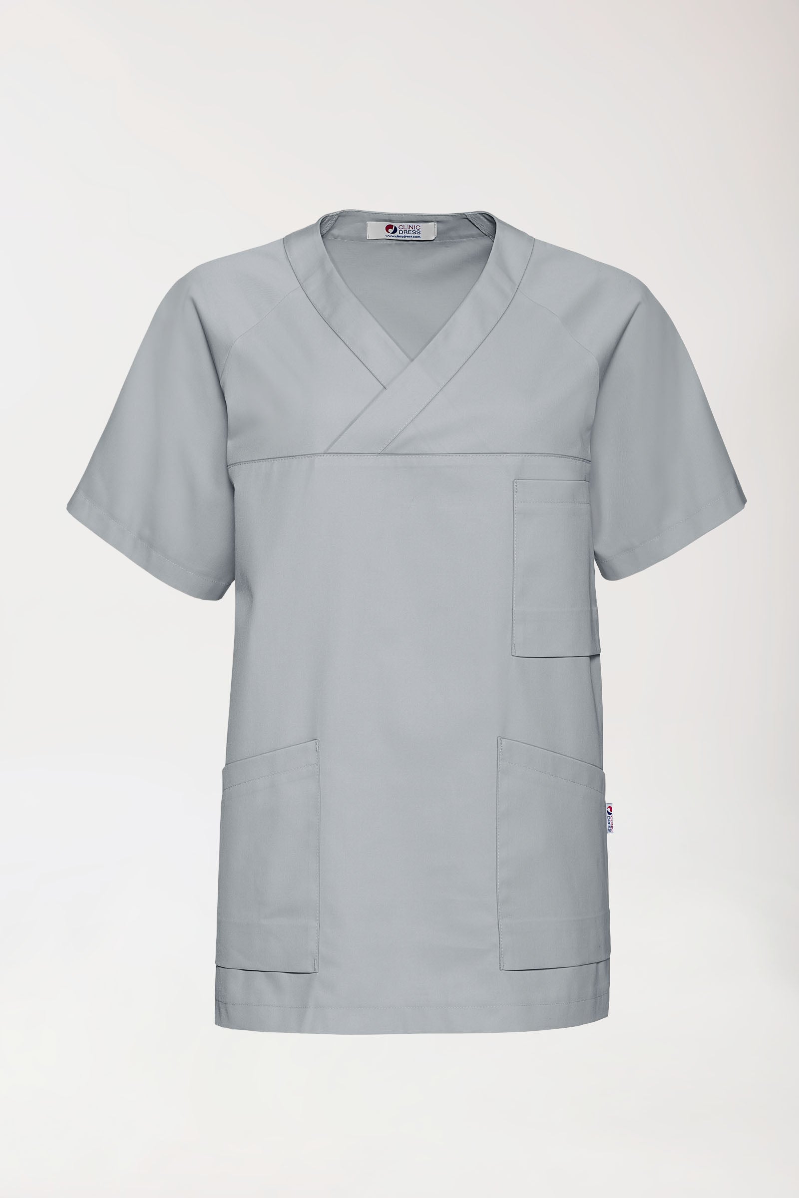 CORE Schlupfkasack Herren - V-Ausschnitt grau, Vorderansicht