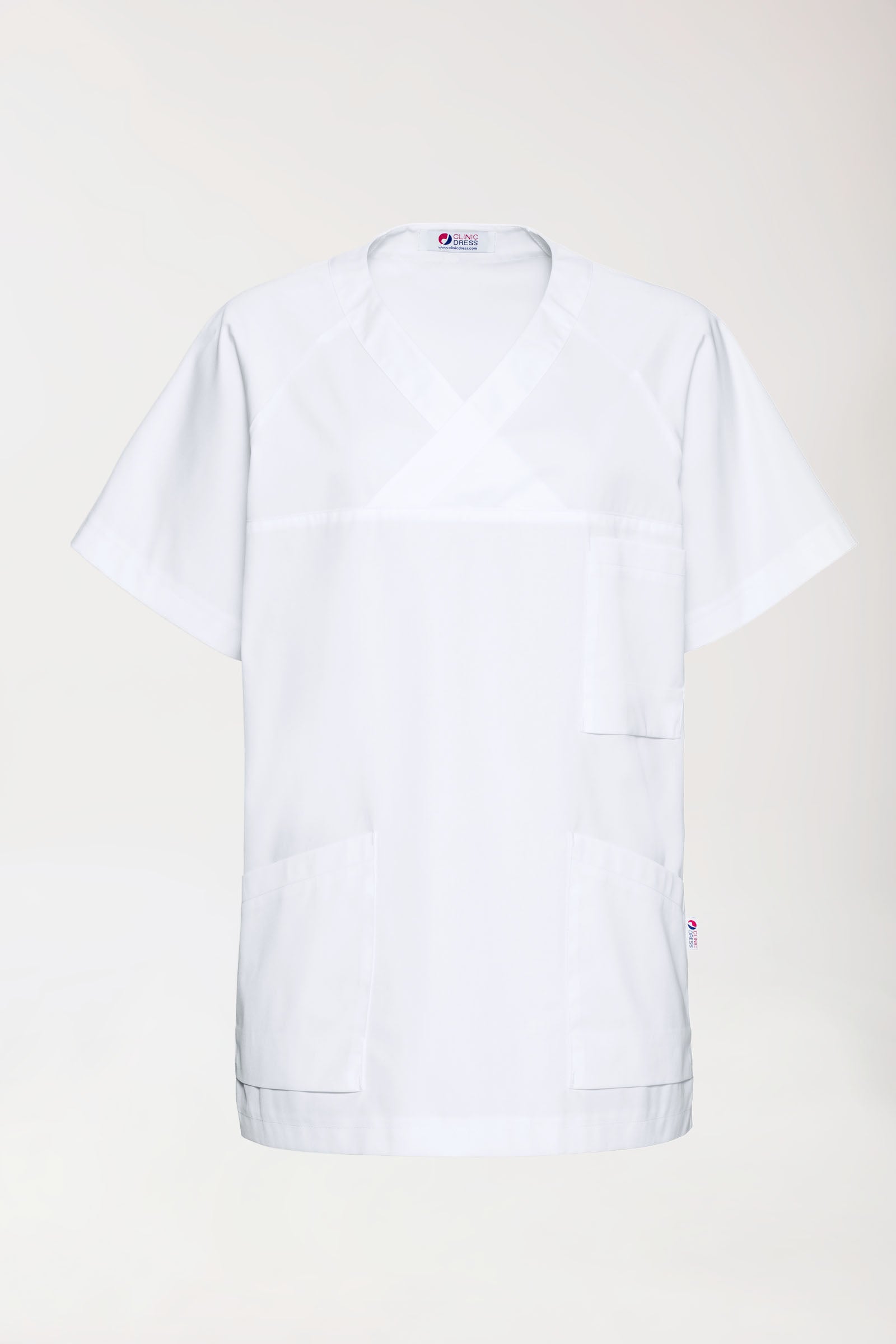 CORE Schlupfkasack Herren - V-Ausschnitt weiss