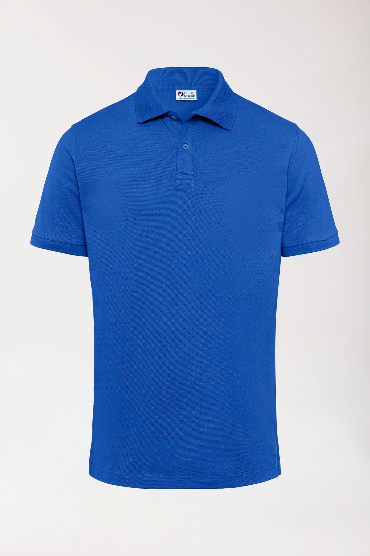 Stretch Shirt Herren - Polokragen königsblau