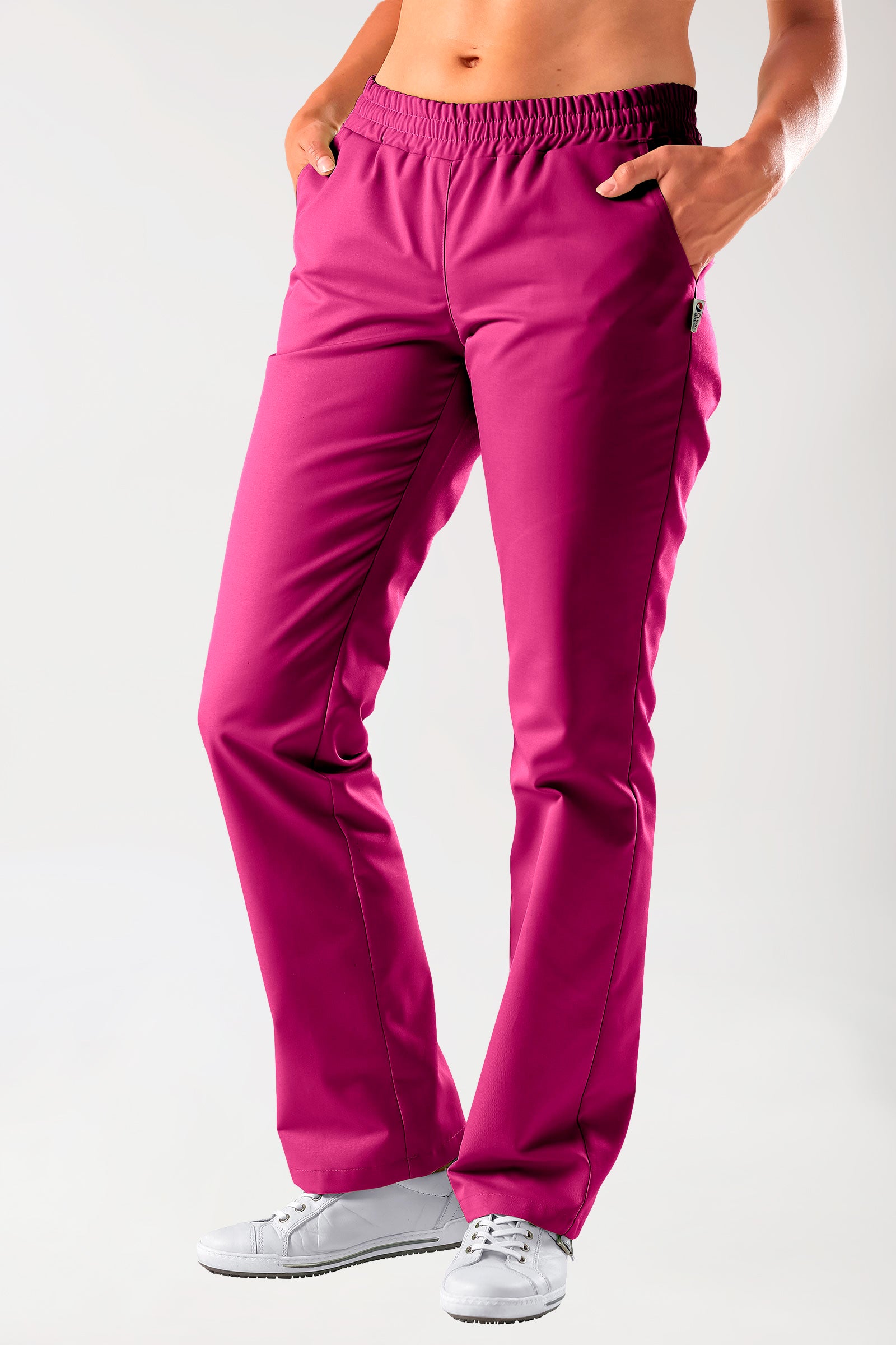 JUST STRONG Hose Damen - Gummibund berry, Vue de face