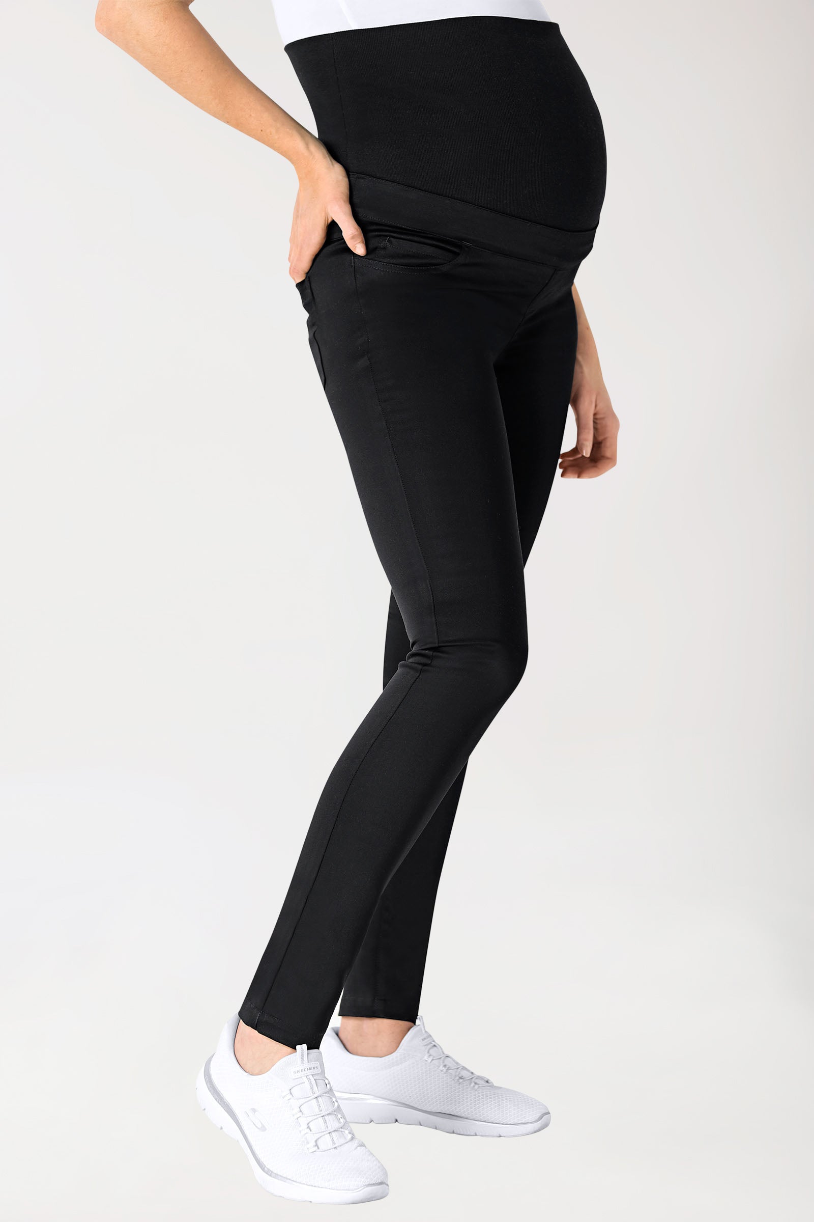 Stretch Umstandshose schwarz