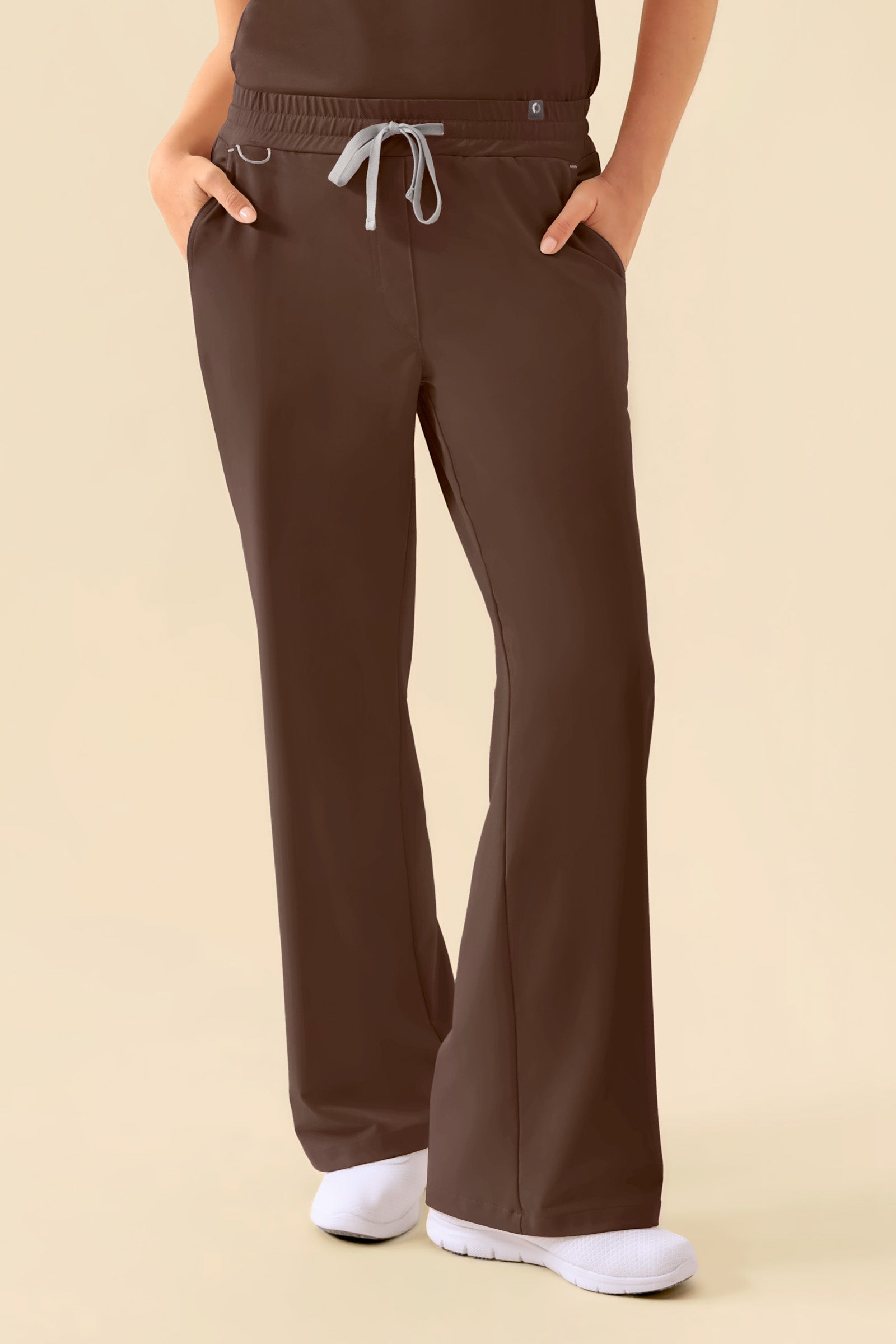 KAERE Hose Damen - weites Bein coffee, Vue de face