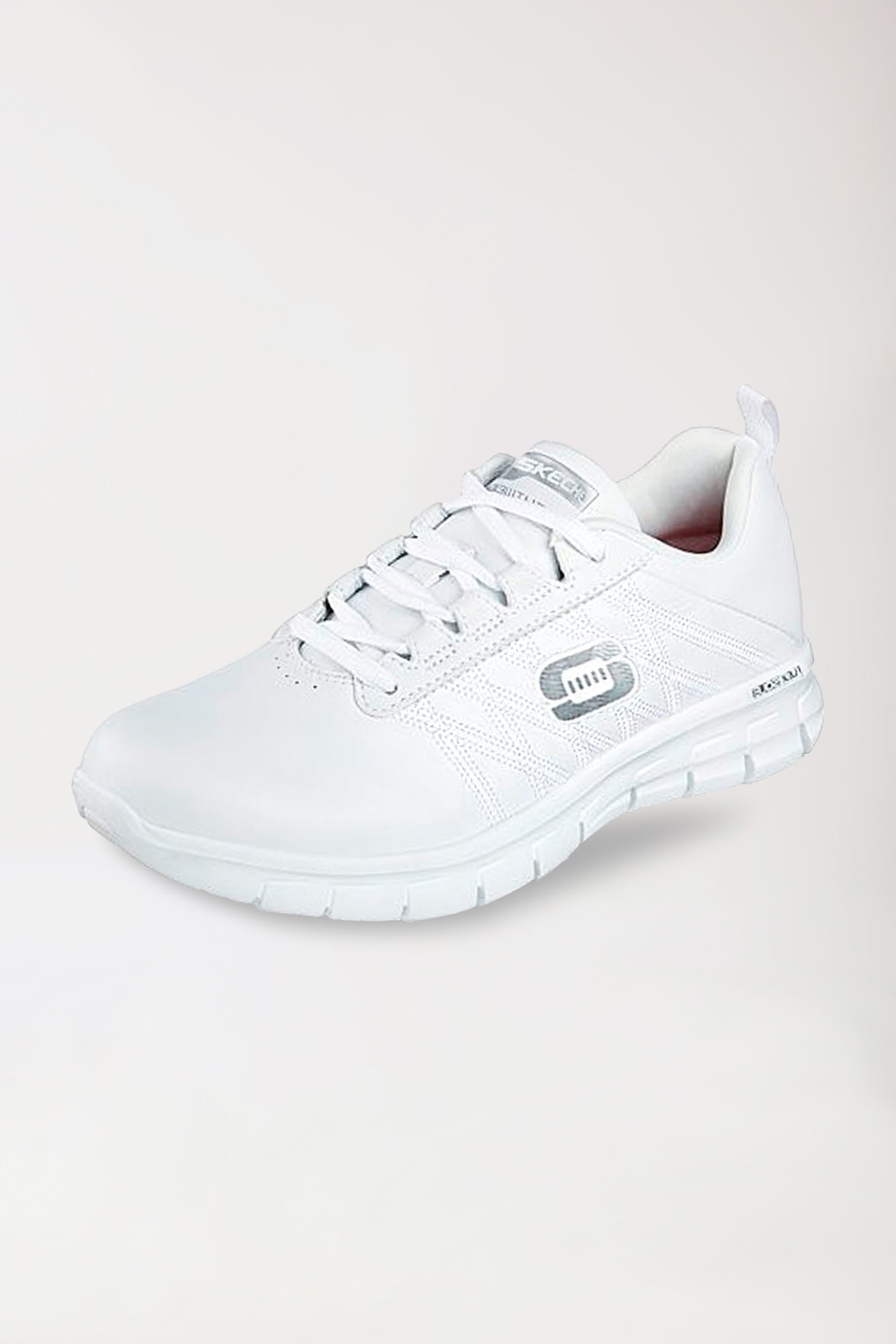 Damen Damen Berufsschuh-SKECHERS-weiss, Vorderansicht
