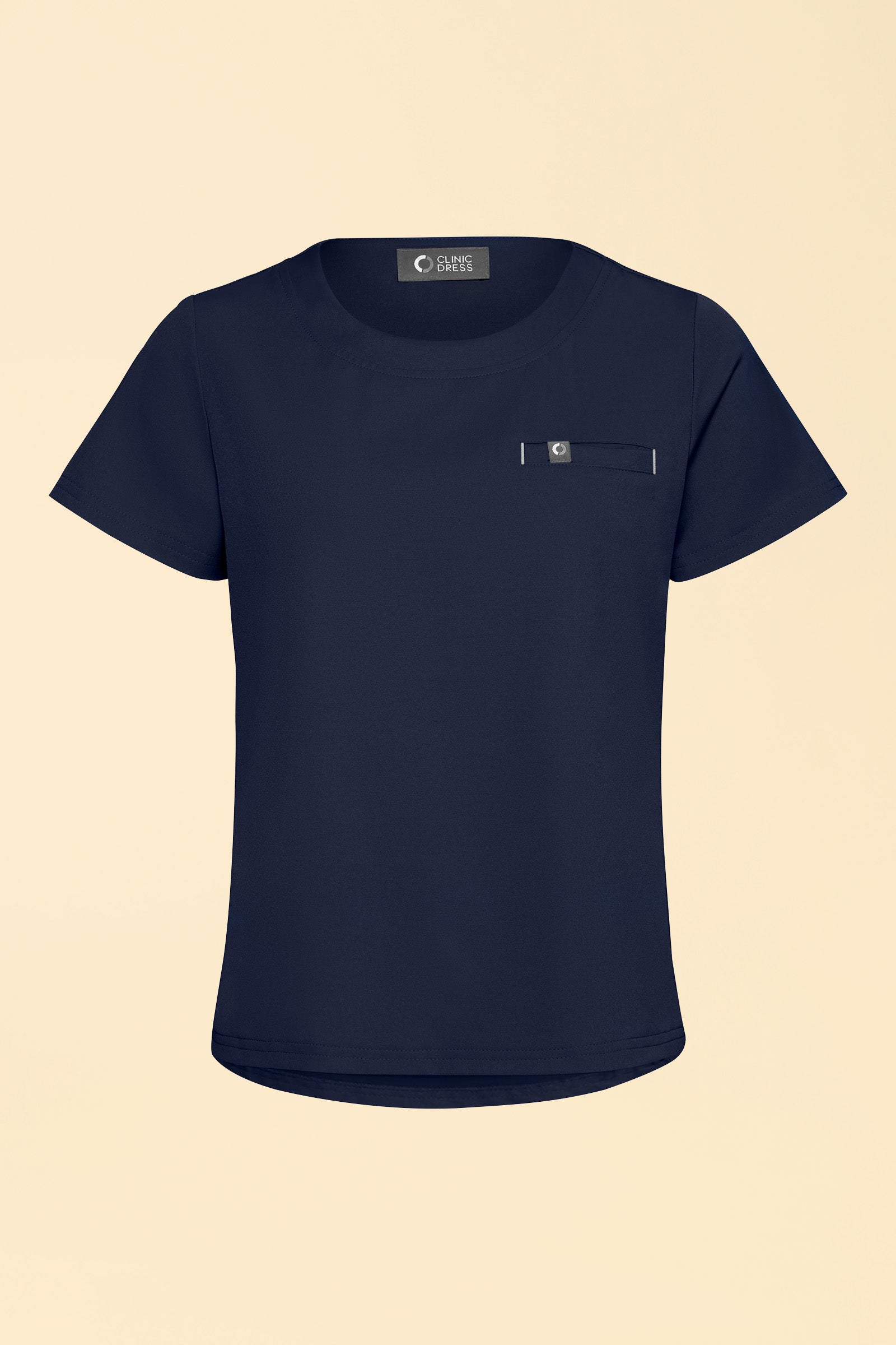 KAERE Shirt Damen - Rundhalsausschnitt navy, Vue de face