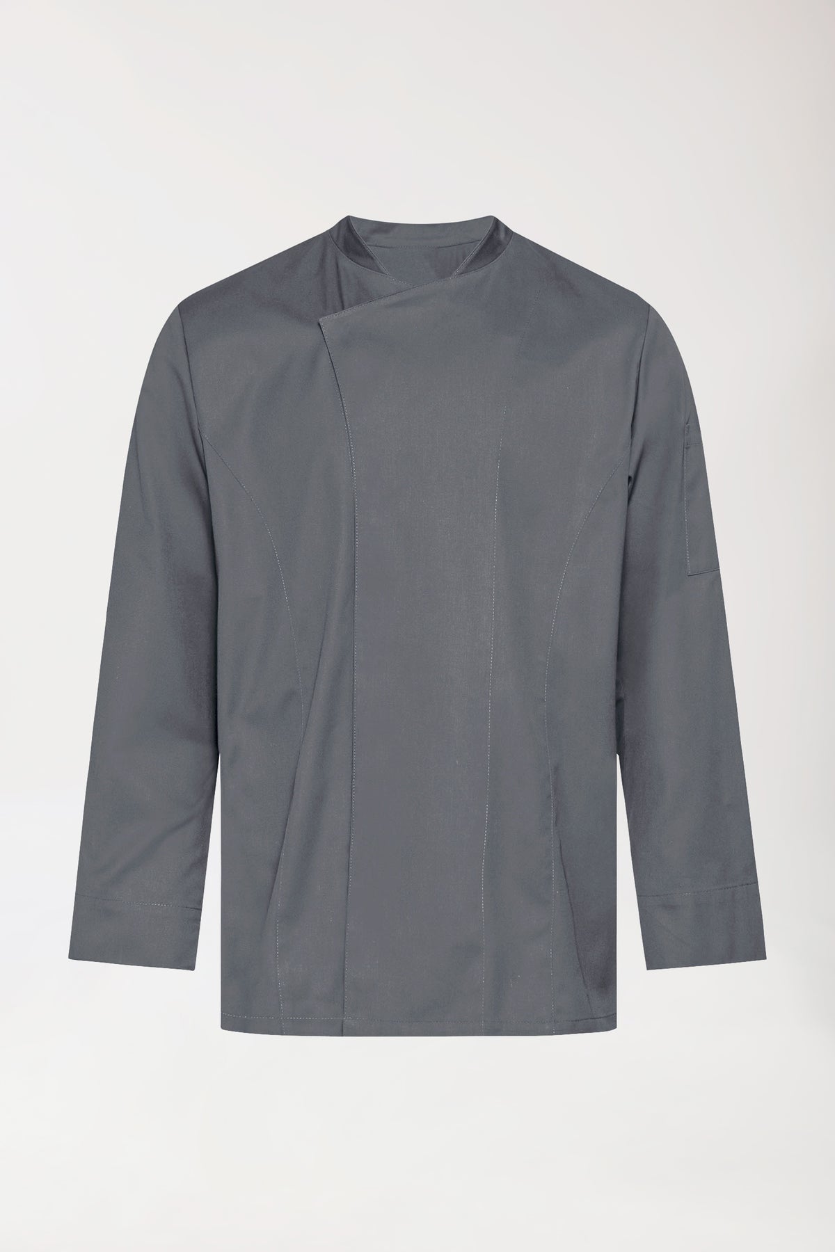 Gastro Kochjacke Herren - 1/1 Arm steingrau