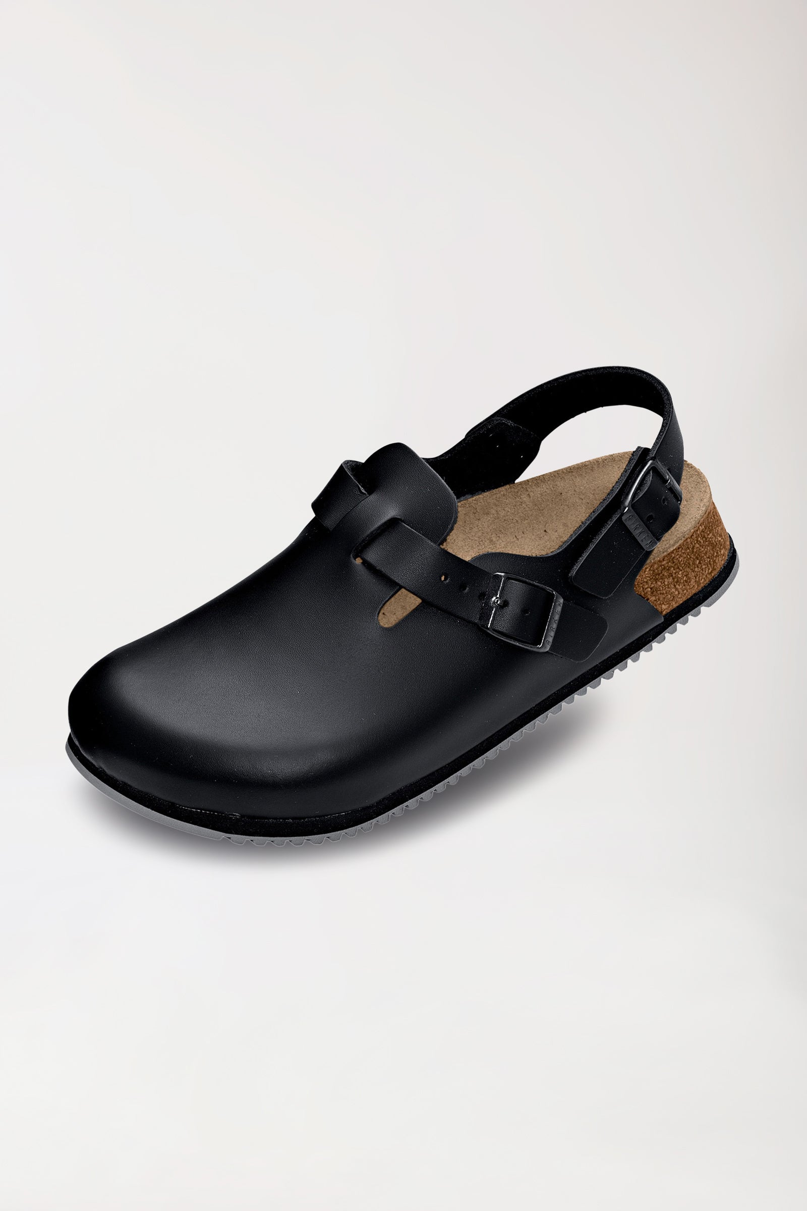 Unisex Berufsclog - Leder - schwarz, Vue de face