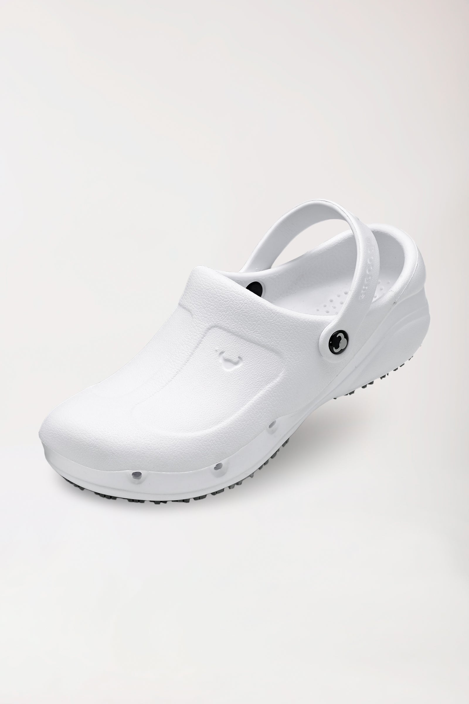 Berufs-Clog Weiss suecos Unisex weiss, Vorderansicht