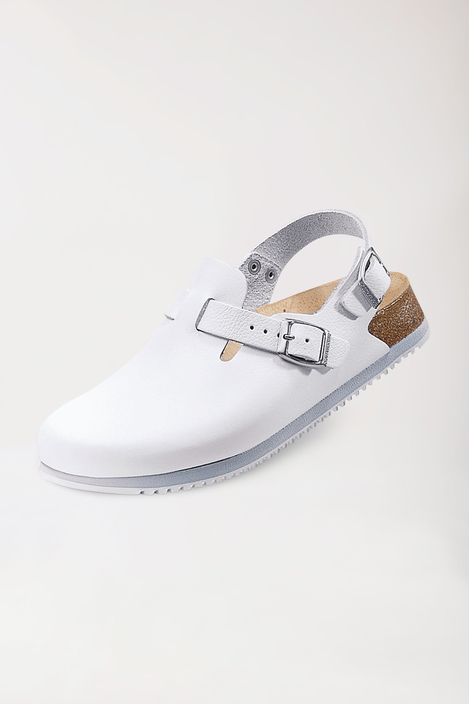 Unisex Berufsclog - Leder - weiss, Vue de face