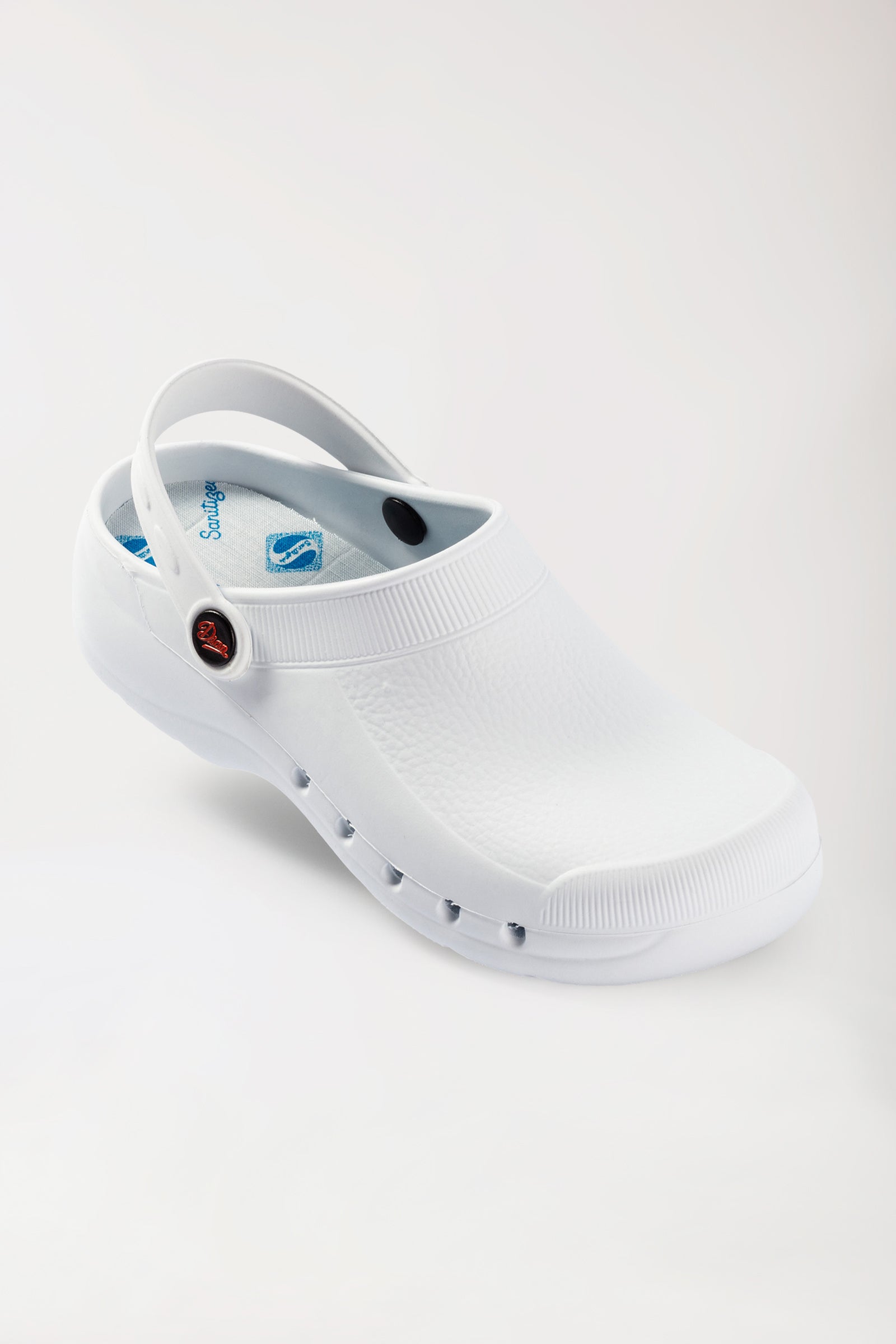 Unisex Berufsclog - leicht - weiss, Vorderansicht