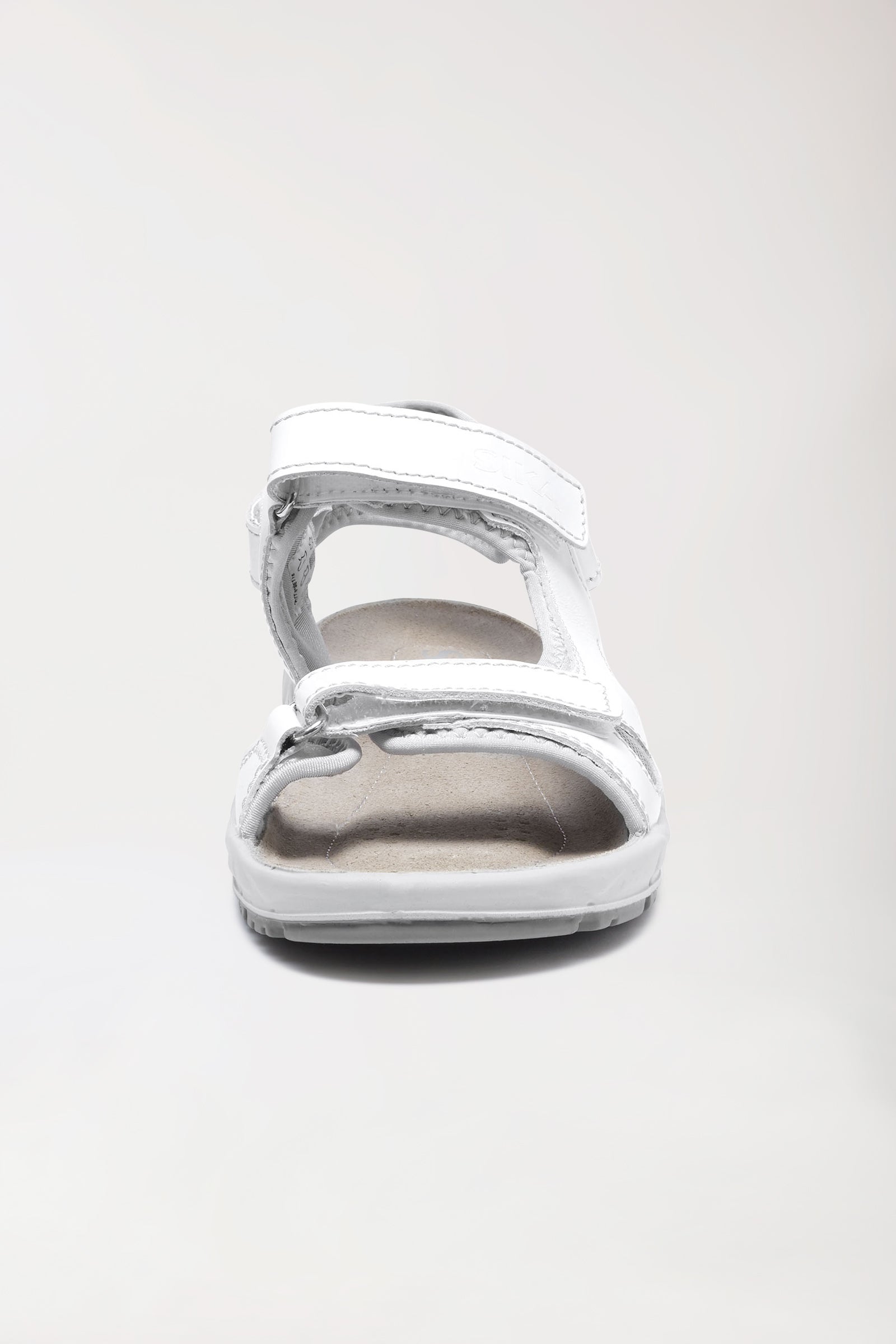Sandale Weiss Unisex, Vorderansicht