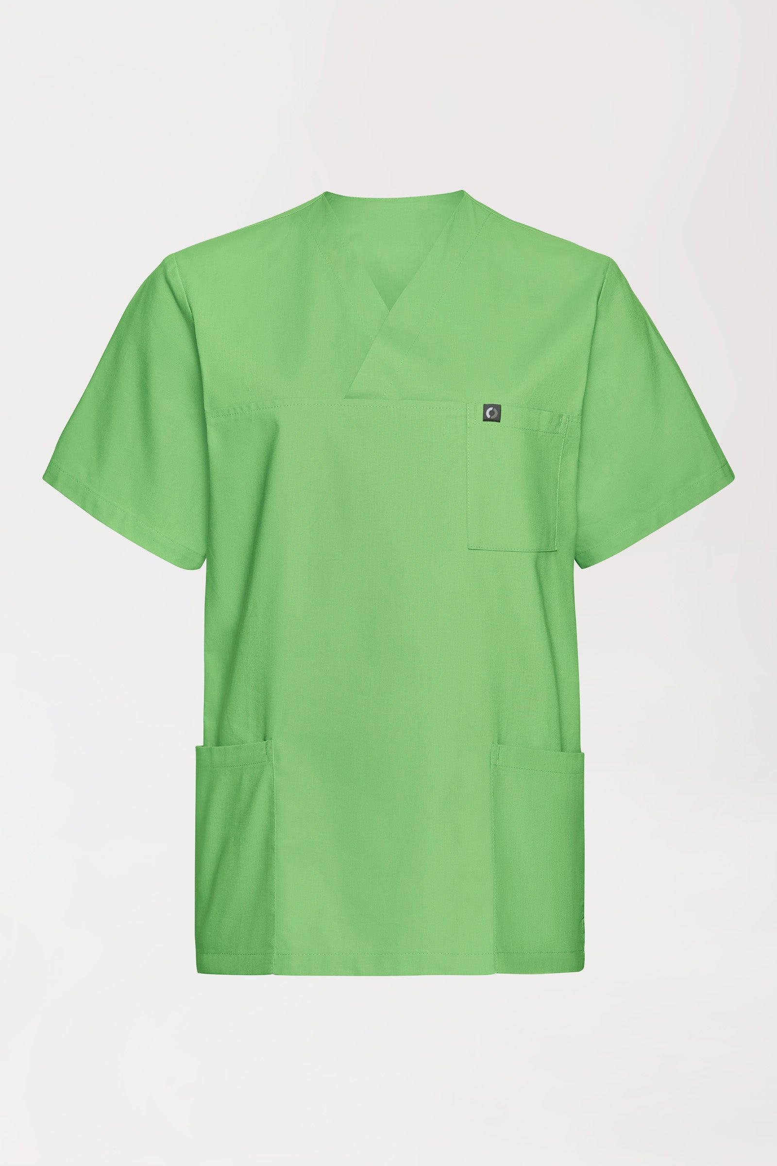 Baumwolle Schlupfkasack Unisex - Doppelpack apfelgrün, Vue de face