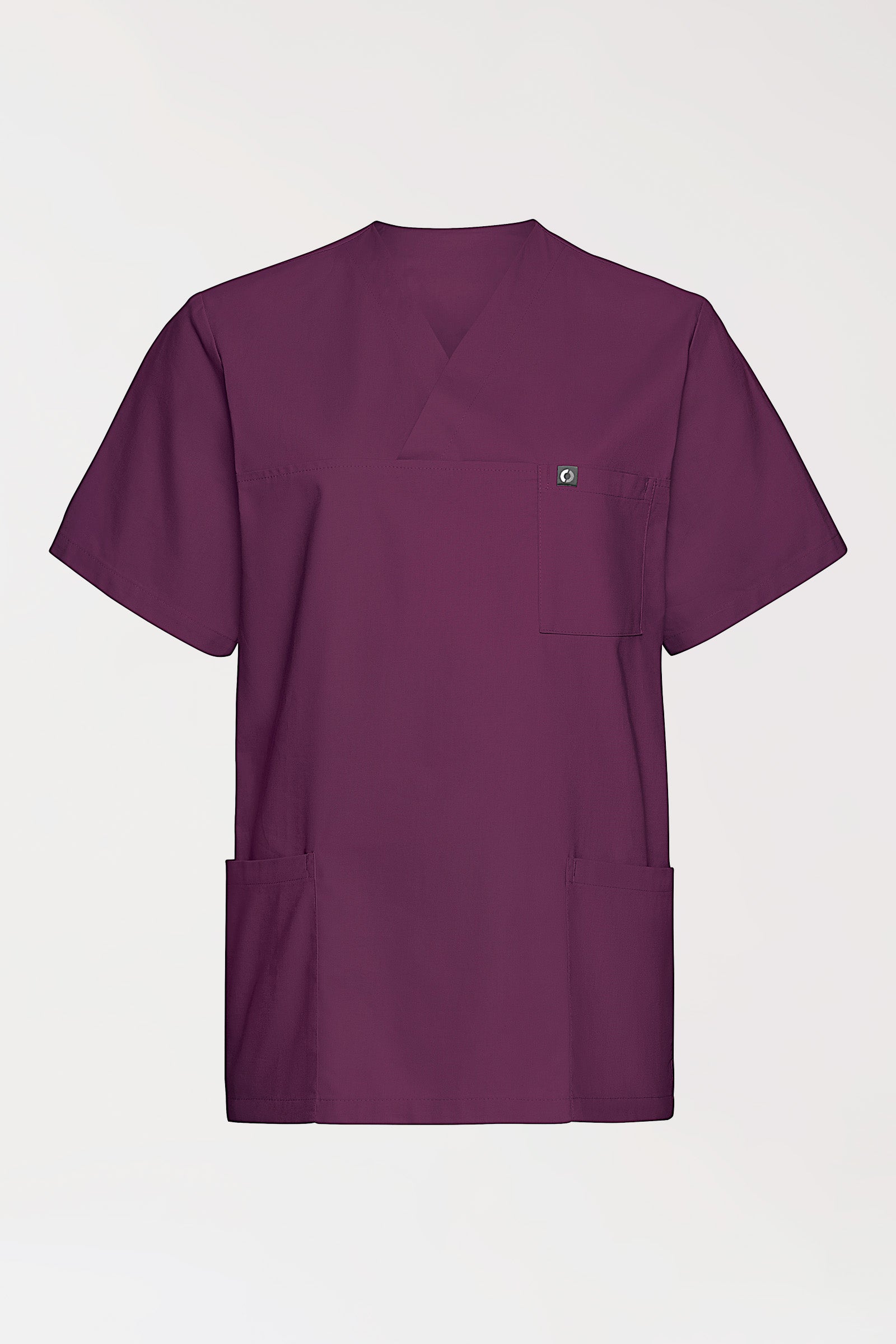 Baumwolle Schlupfkasack Unisex - Doppelpack pflaume, Vue de face