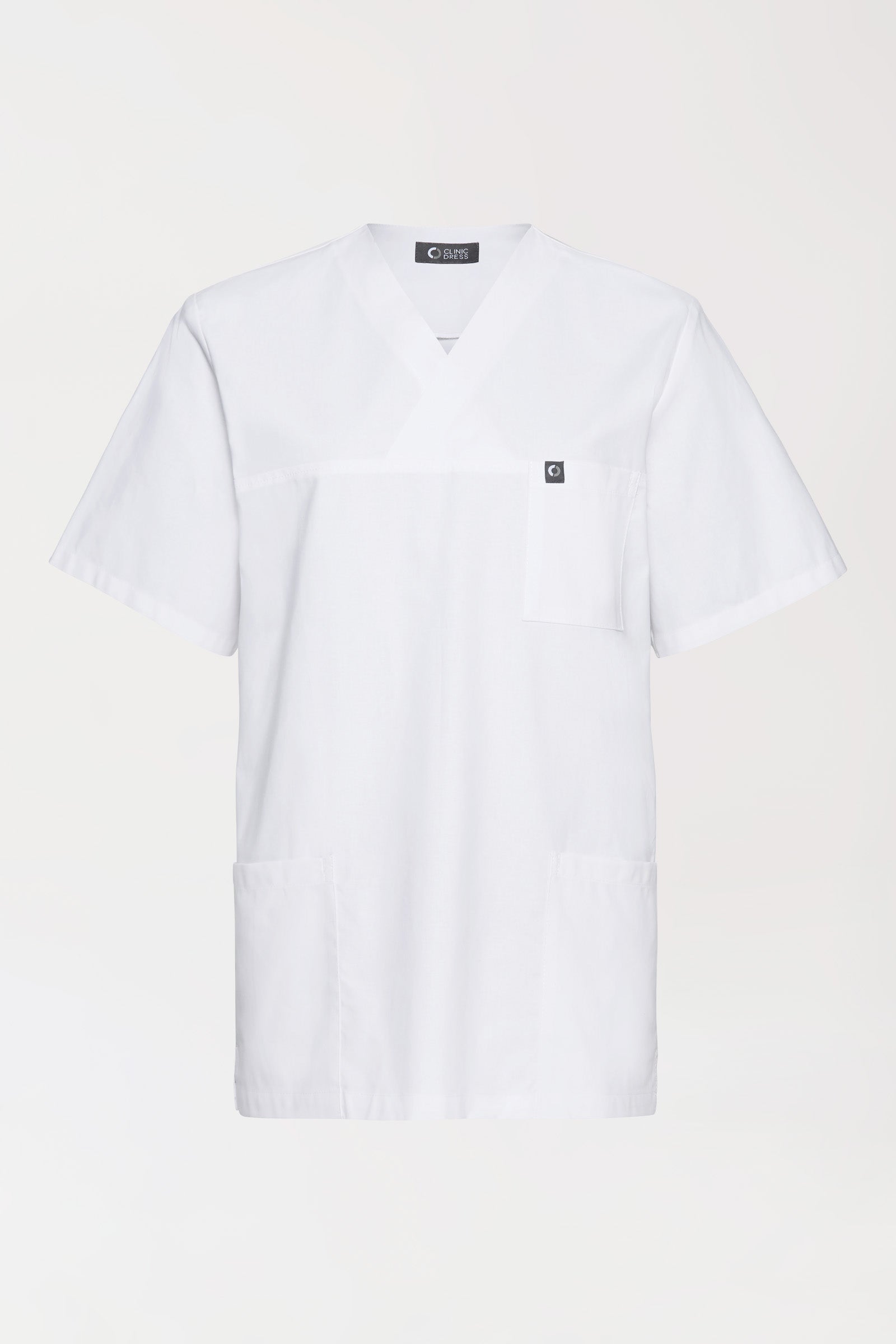 Baumwolle Schlupfkasack Unisex - Doppelpack weiss, Vue de face