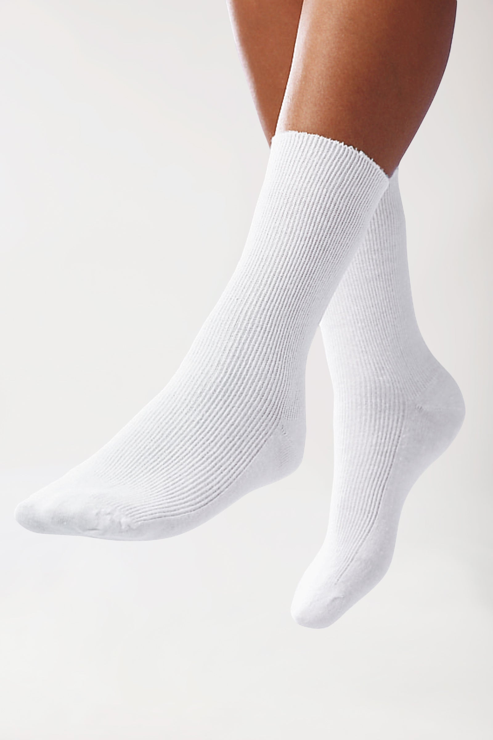Baumwollsocken 5er-Pack Weiss