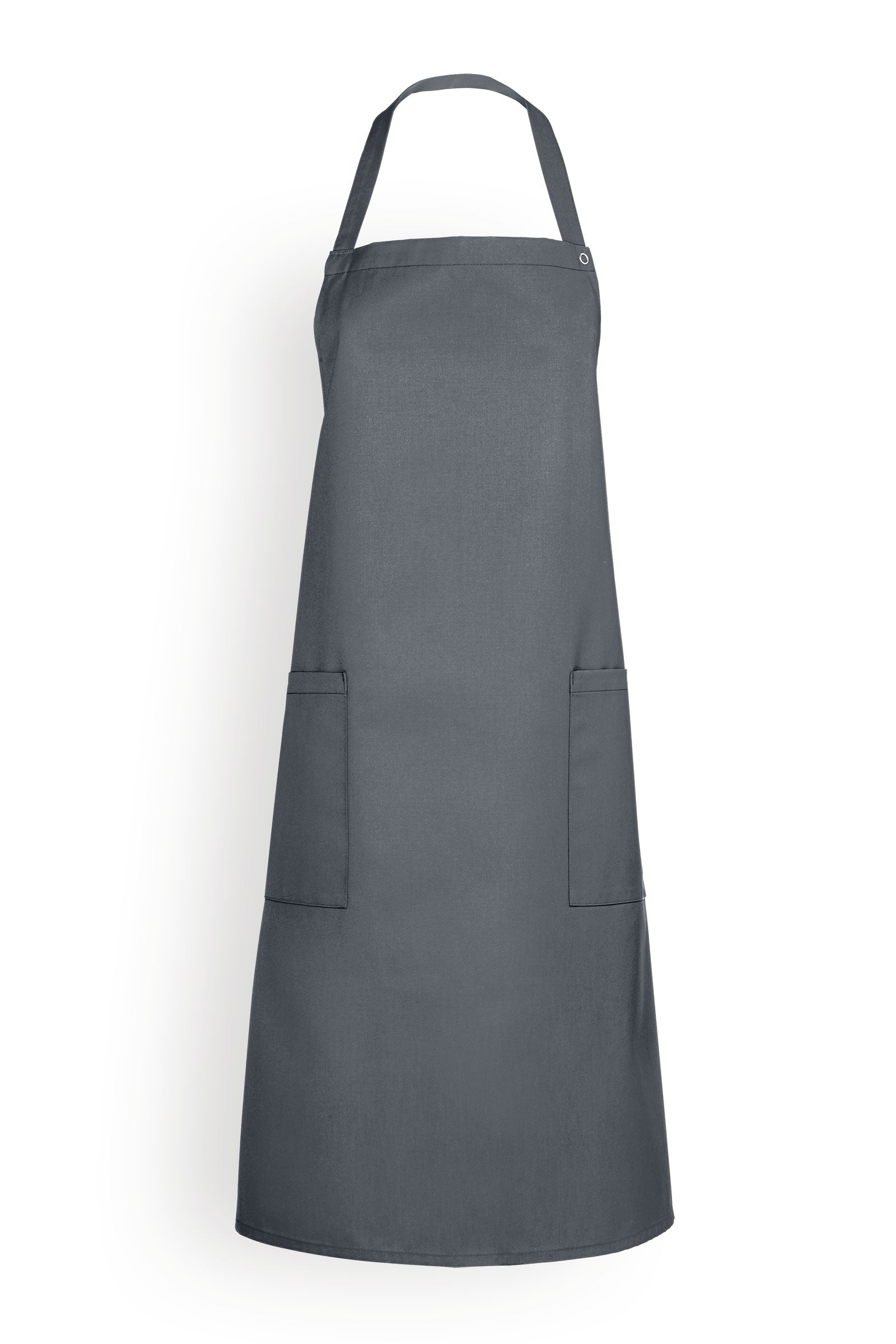 Gastro Latzschürze Unisex - Einheitsgrösse steingrau
