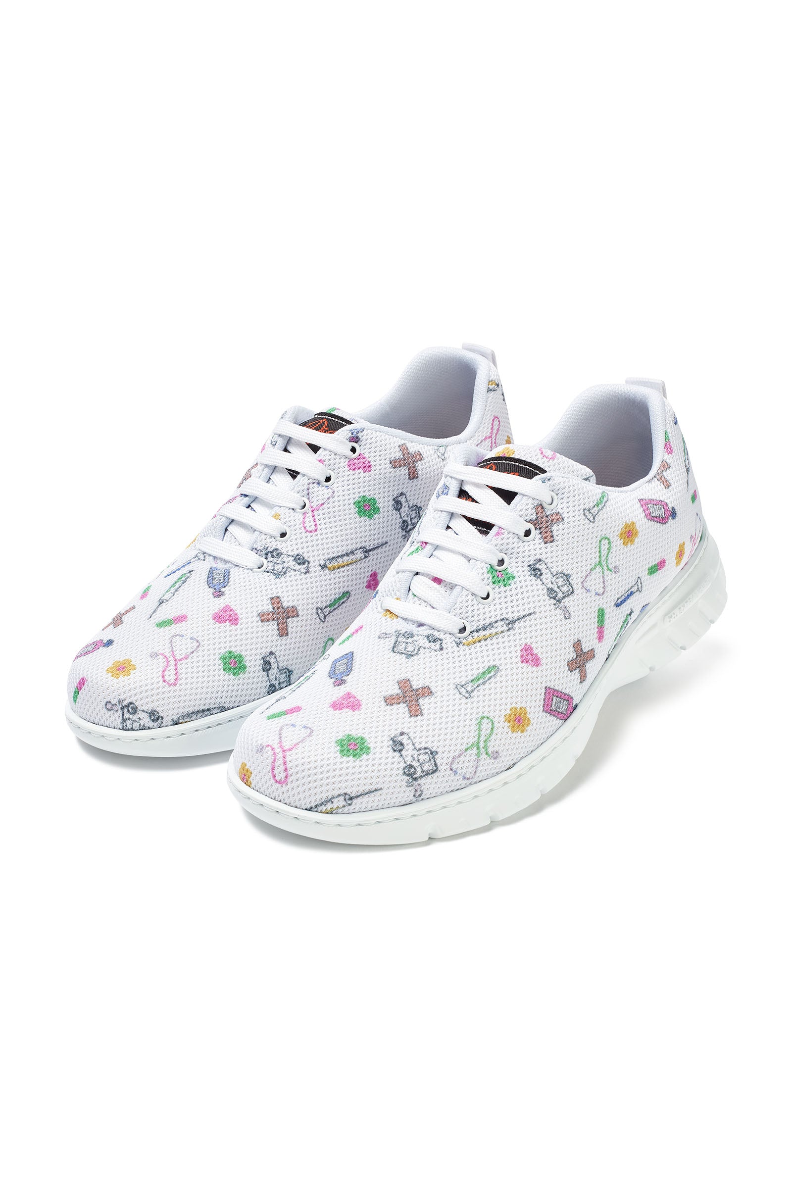 Unisex Berufsschuh weiss/bunt