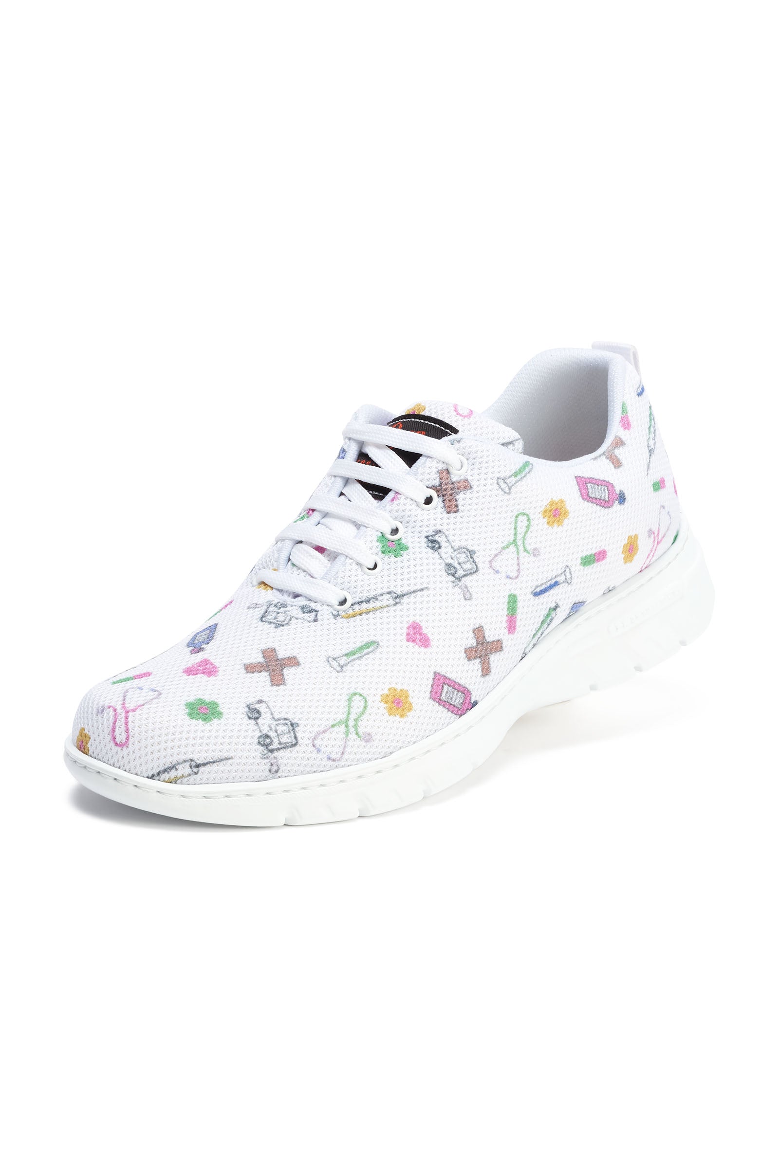 Unisex Berufsschuh weiss/bunt