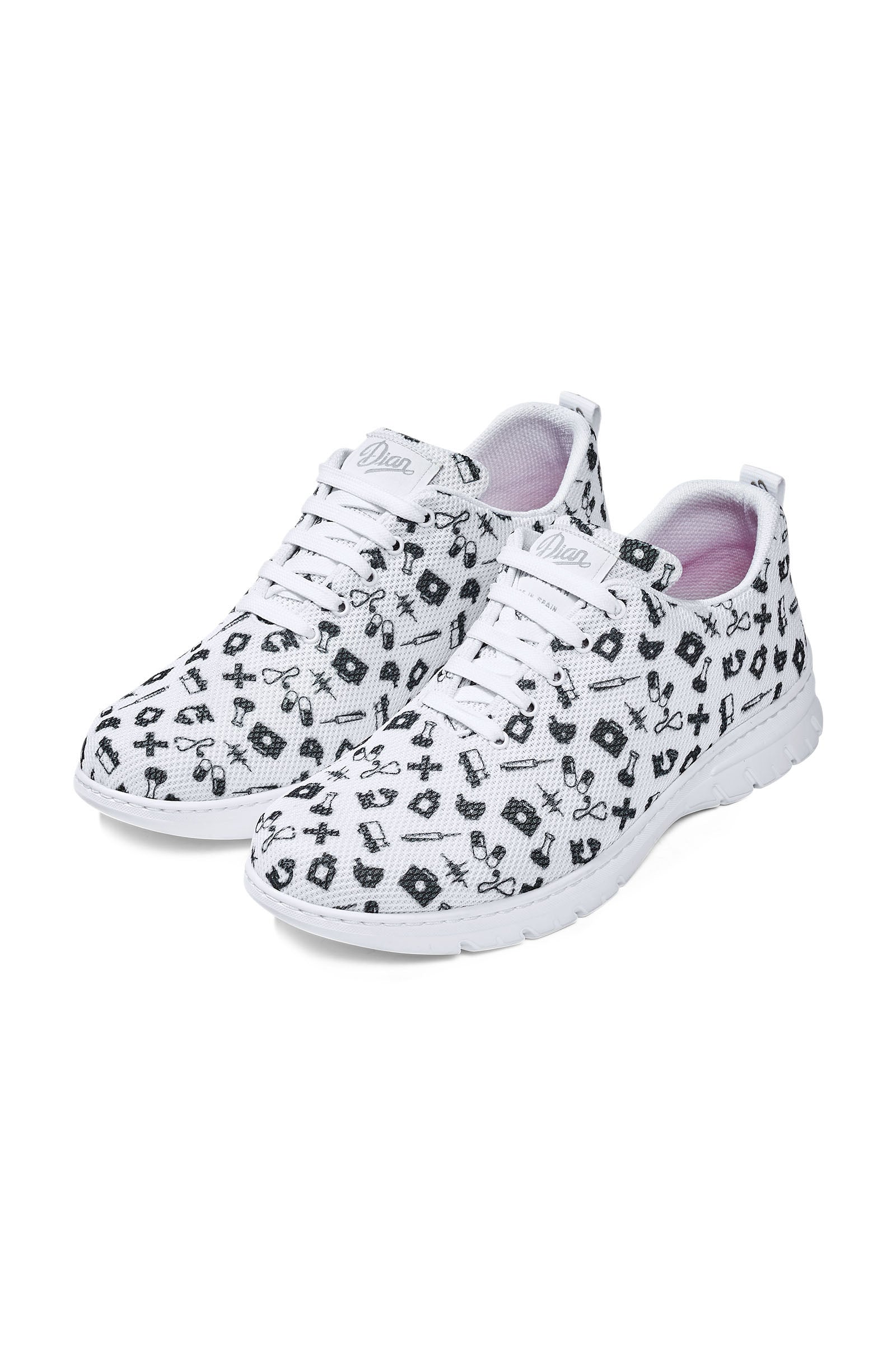 Unisex Berufsschuh weiss/schwarz