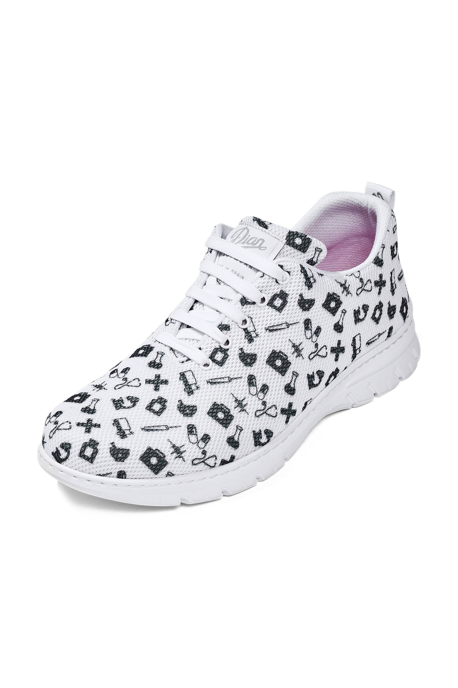 Unisex Berufsschuh weiss/schwarz