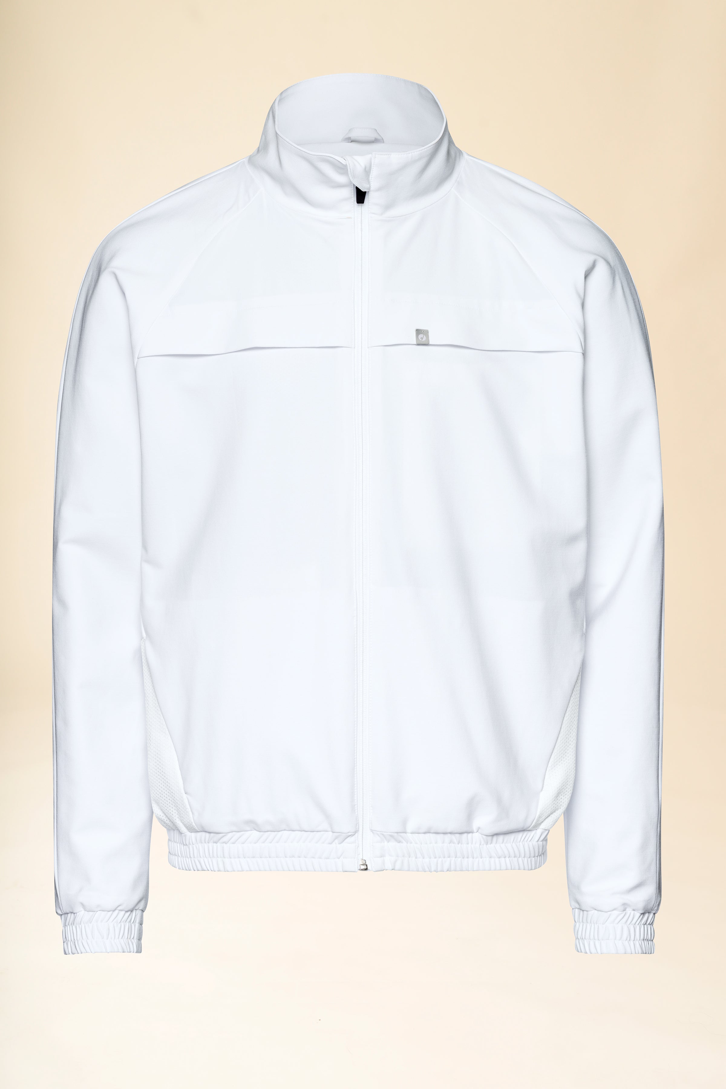 KAERE Blousonjacke Herren - mit elastischen Bündchen weiss, Vue de face