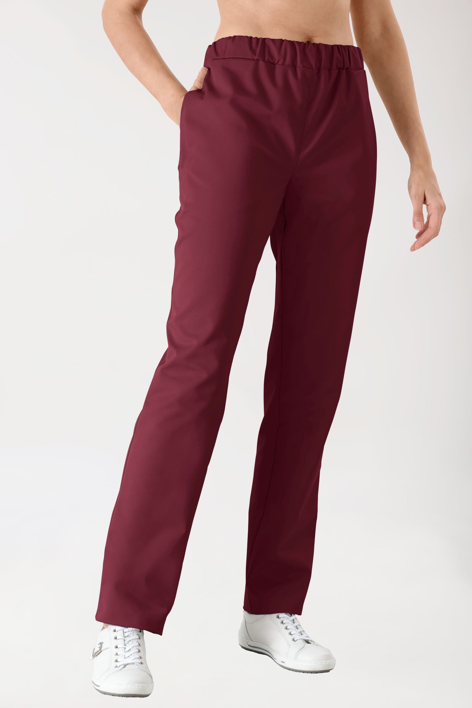 JUST STRONG Hose Unisex - Gummibund bordeaux