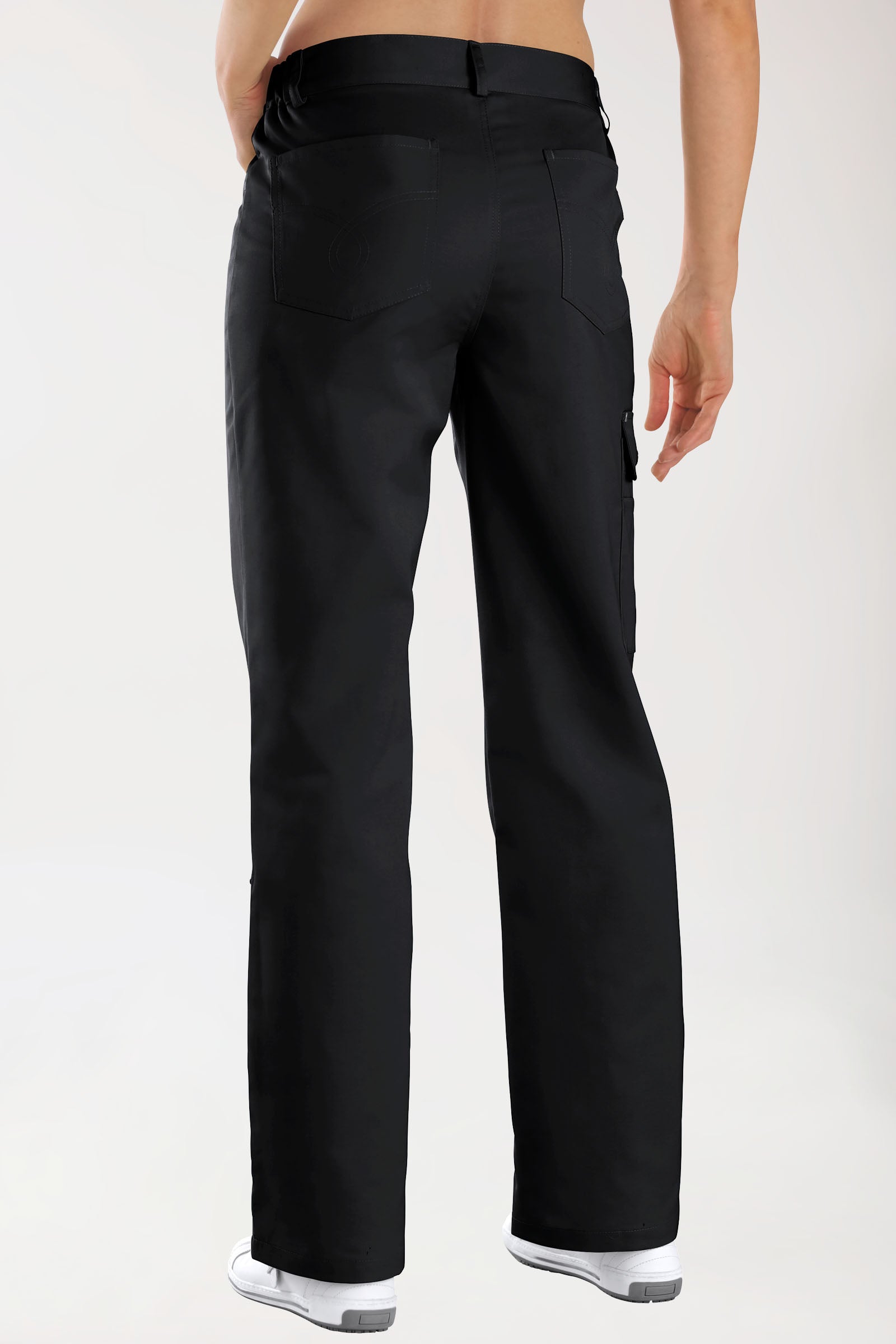 JUST STRONG Hose Unisex - Teilgummibund schwarz, Vorderansicht