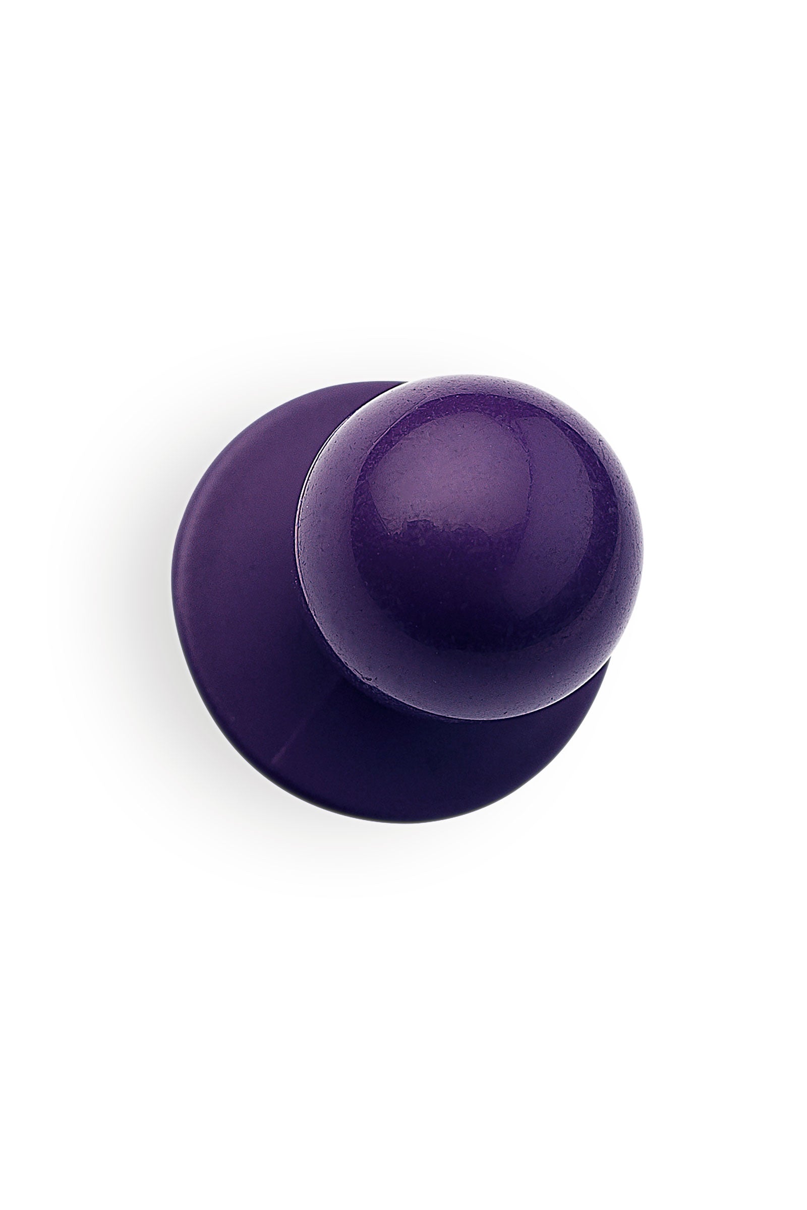 Gastro Kugelknöpfe Unisex - 12 Stück pflaume